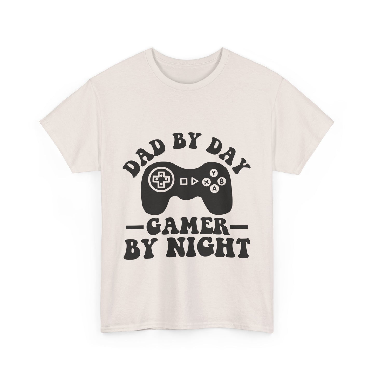 Gamer By Night Unisex Heavy Cotton Tee