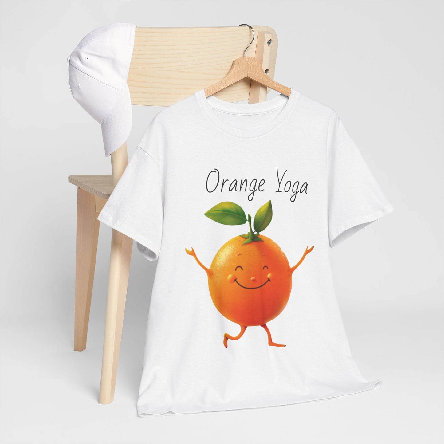 Orange Yoga Unisex Heavy Cotton Tee