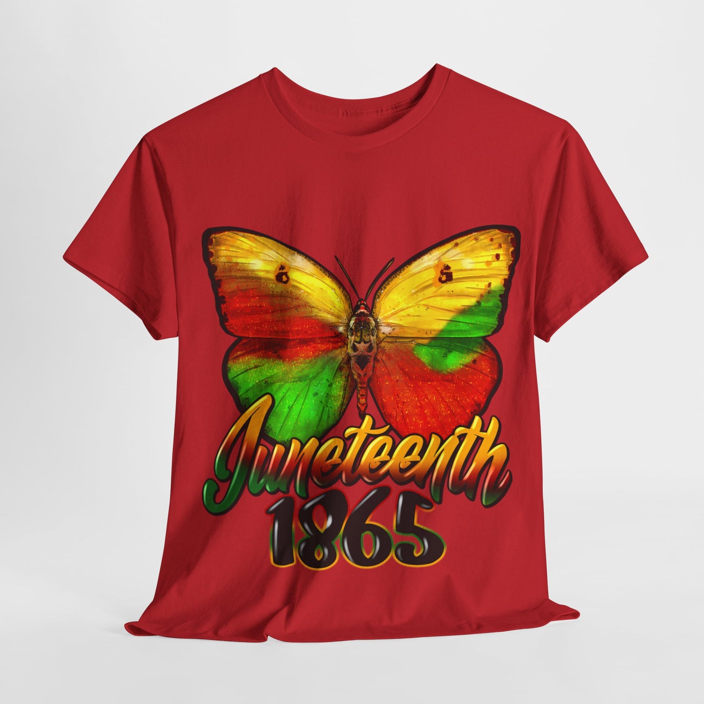 Juneteenth Butterfly Unisex Heavy Cotton Tee