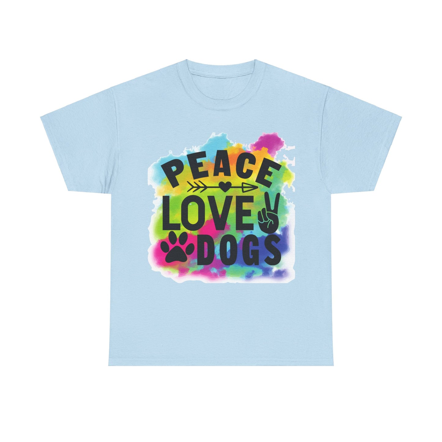 Peace Love Dogs Unisex Heavy Cotton Tee