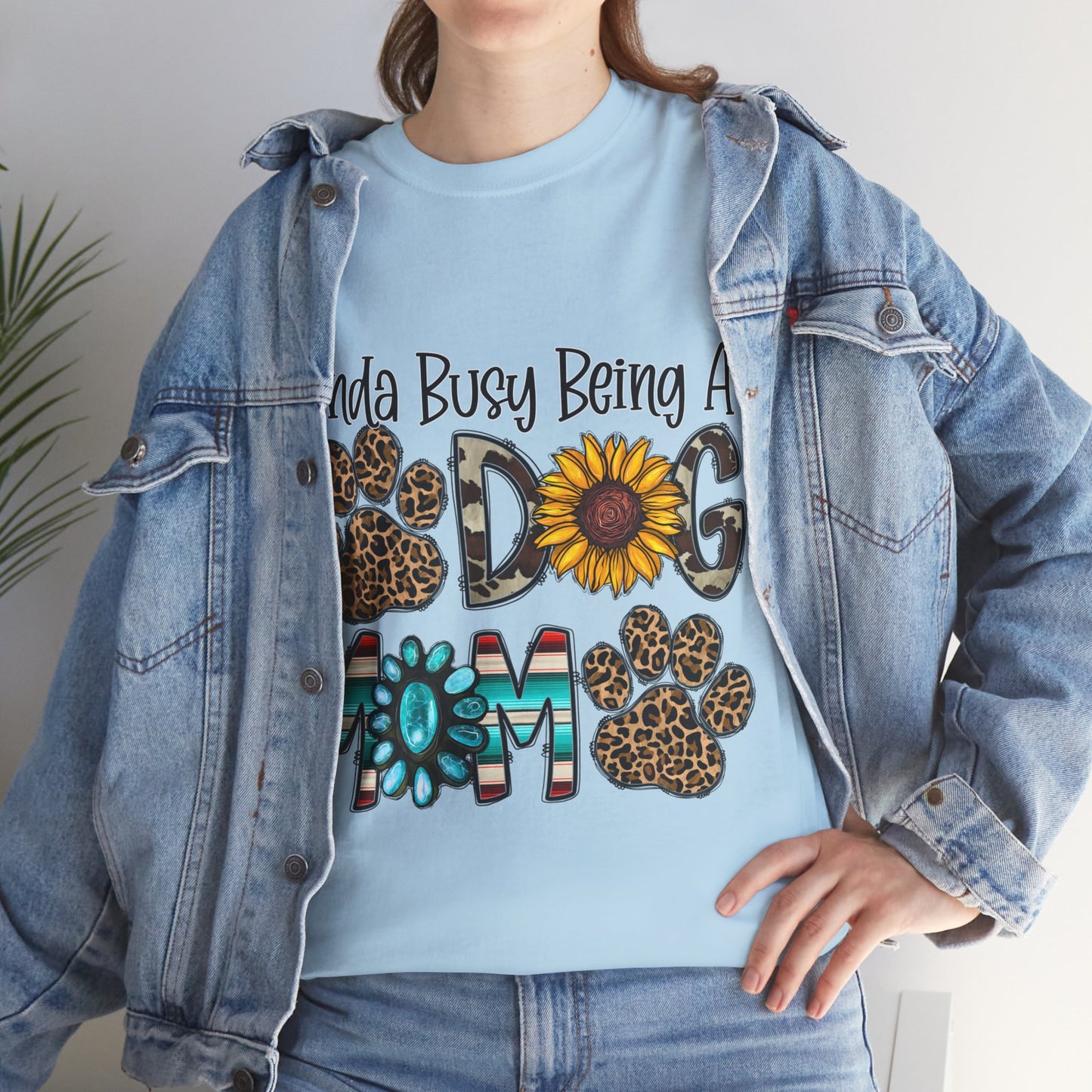 Busy Dog Mom Unisex Heavy Cotton Tee