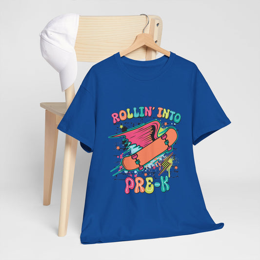 Rockin Into Pre K Unisex Heavy Cotton Tee