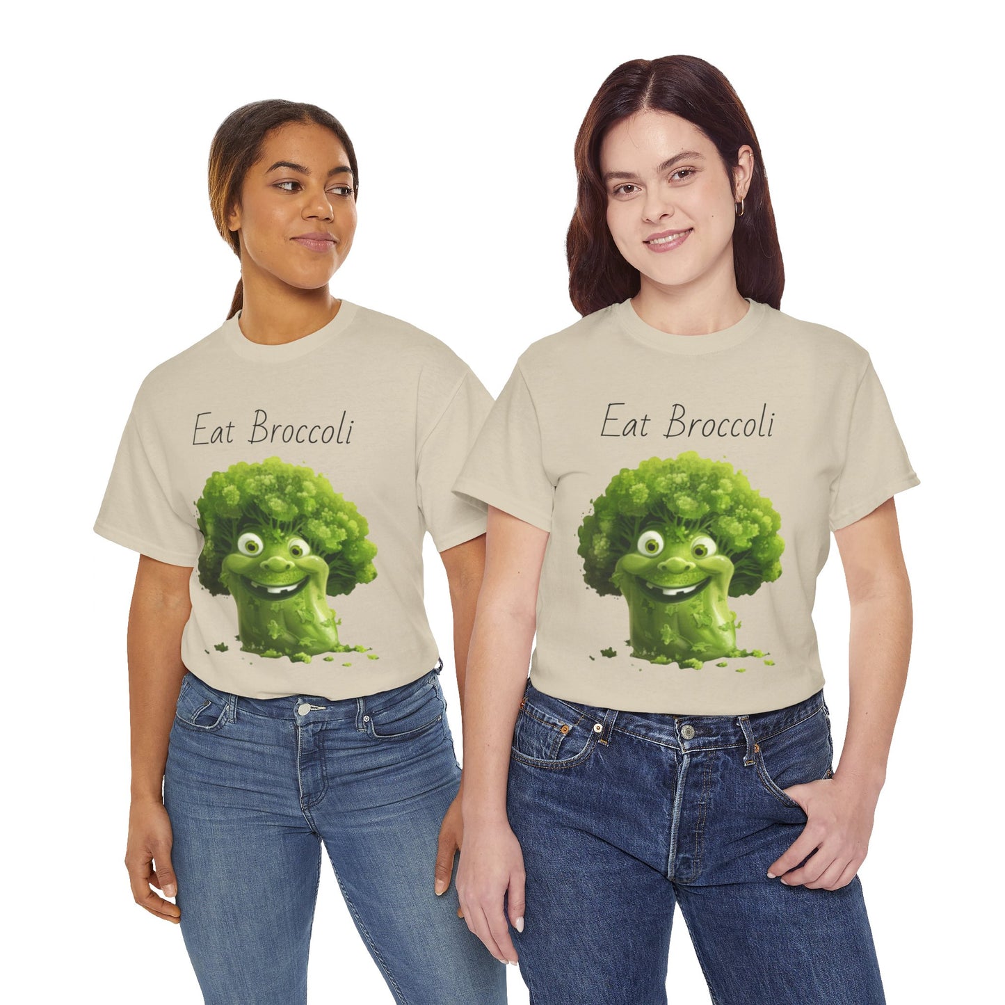 Eat Broccoli Unisex Heavy Cotton Tee