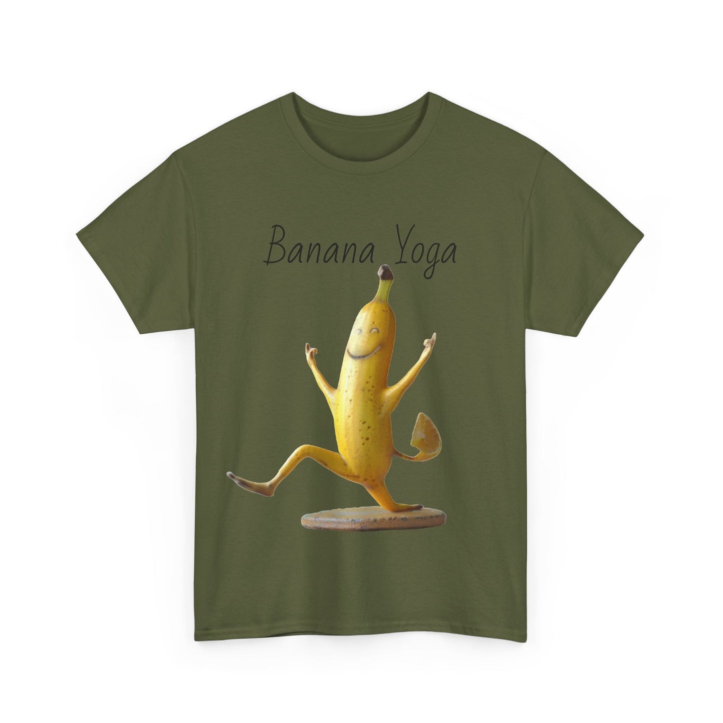 Banana Yoga2 Unisex Heavy Cotton Tee