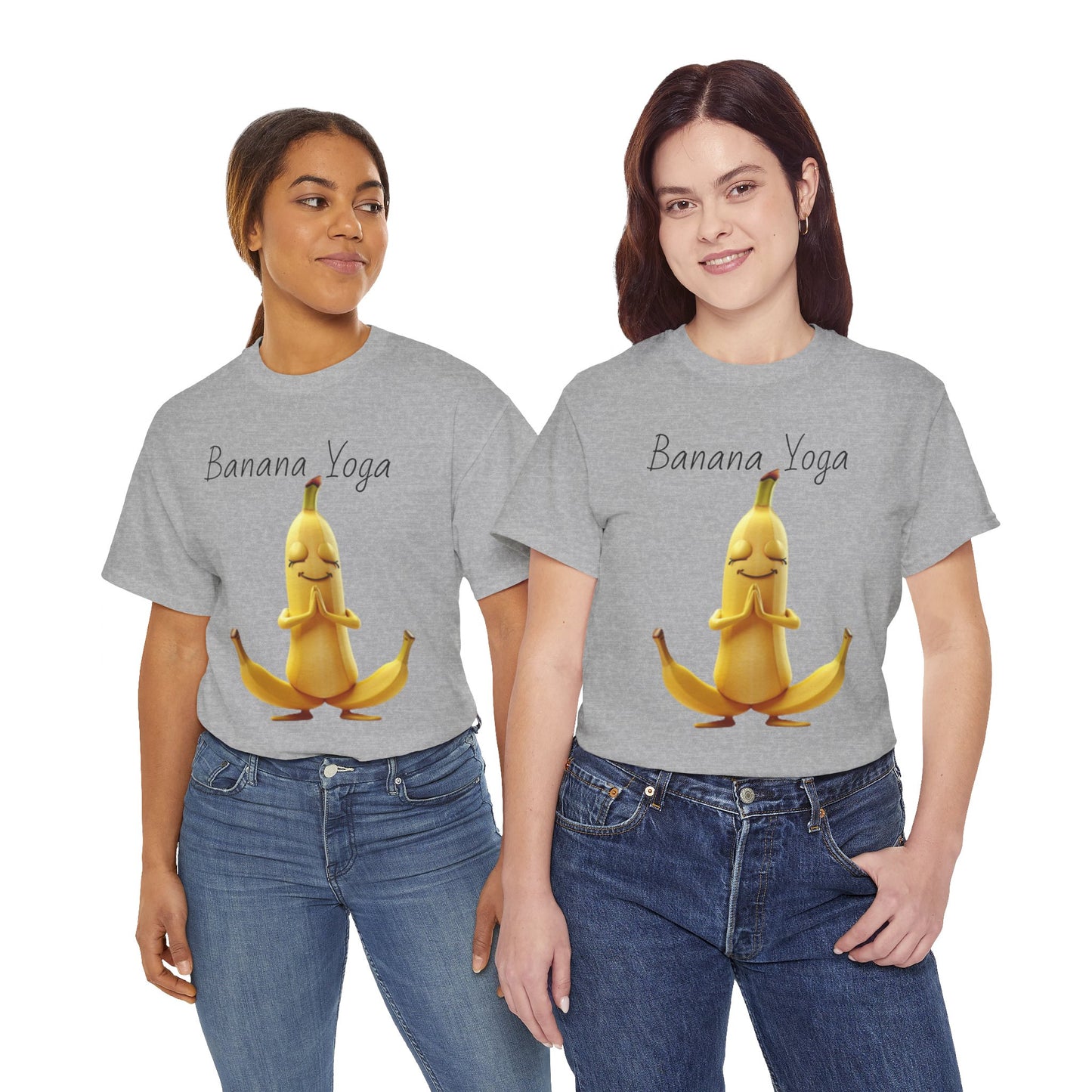 Banana Yoga Unisex Heavy Cotton Tee