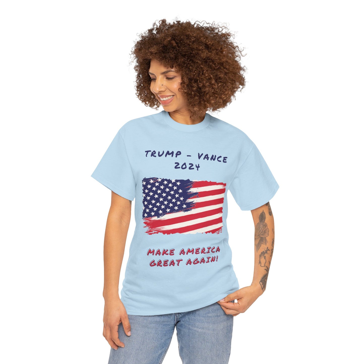 Trump Vance Unisex Heavy Cotton Tee