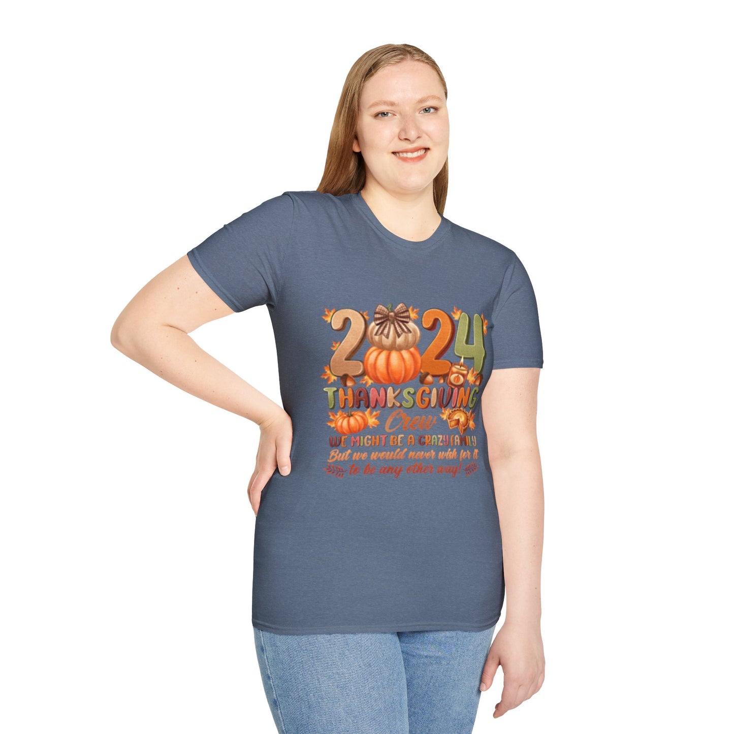 Thanksgiving Family 2024 Unisex Softstyle T-Shirt