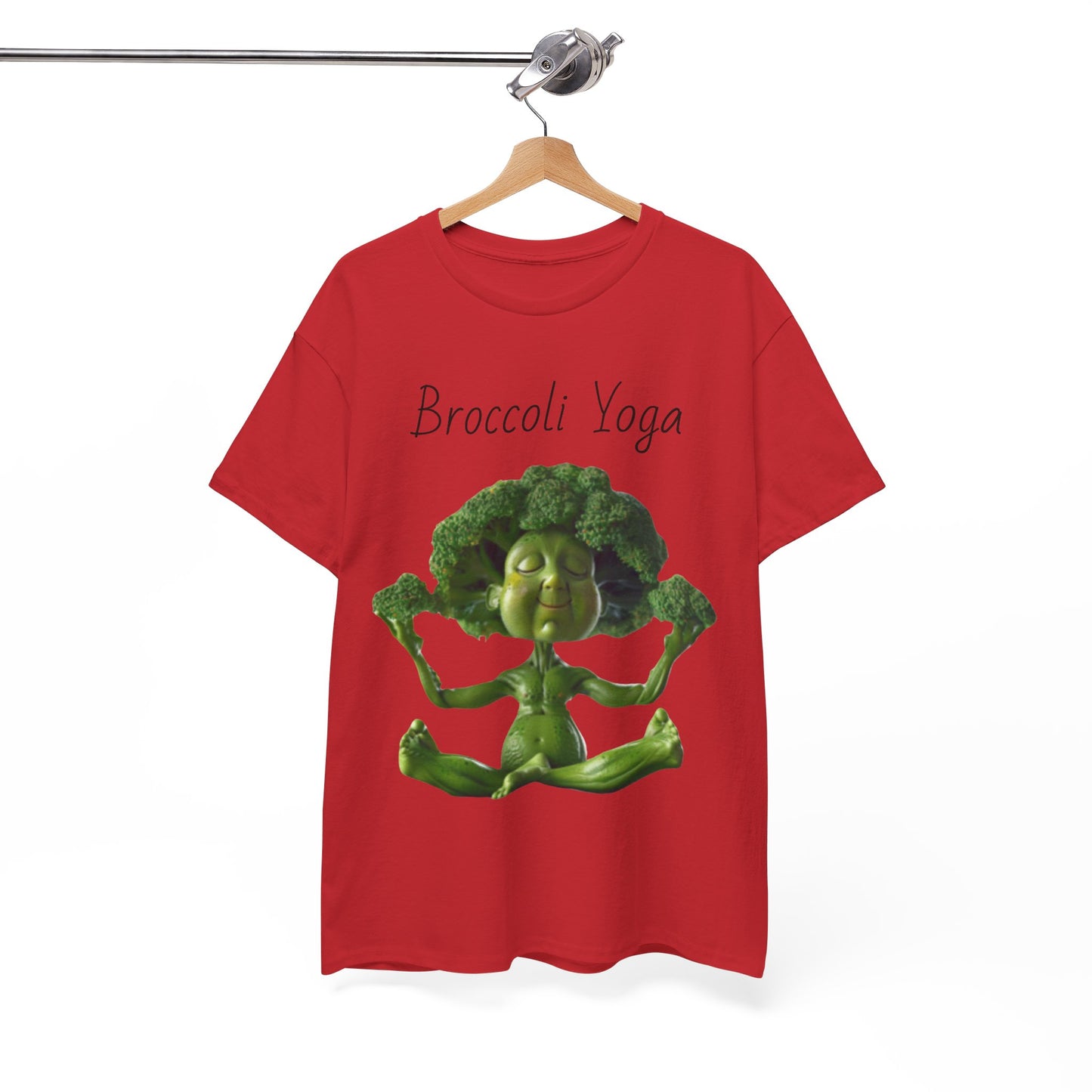 Broccoli Yoga Unisex Heavy Cotton Tee