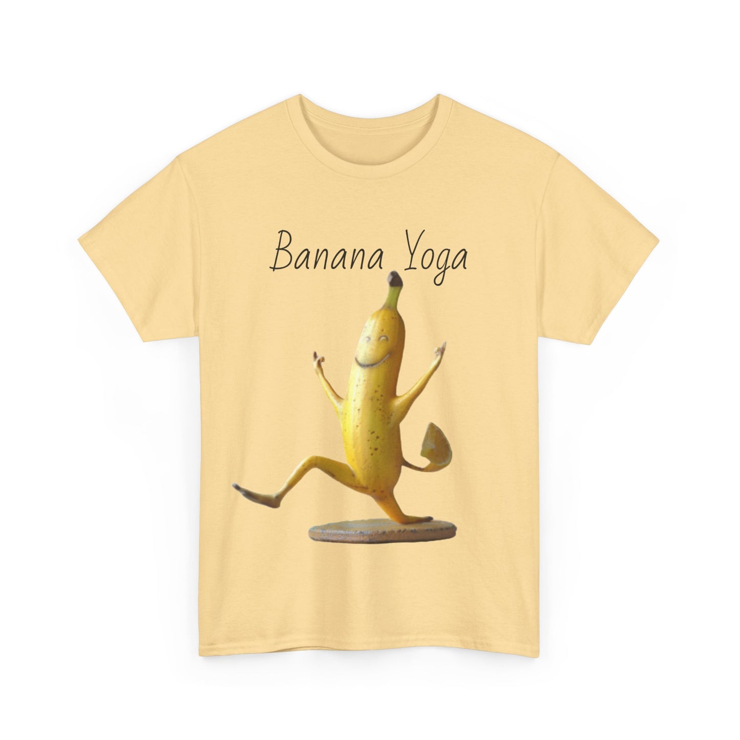 Banana Yoga2 Unisex Heavy Cotton Tee