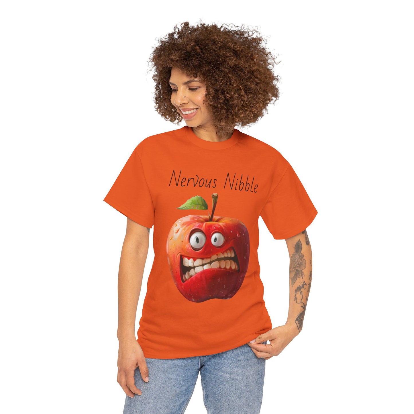 Nervous Nibble Unisex Heavy Cotton Tee