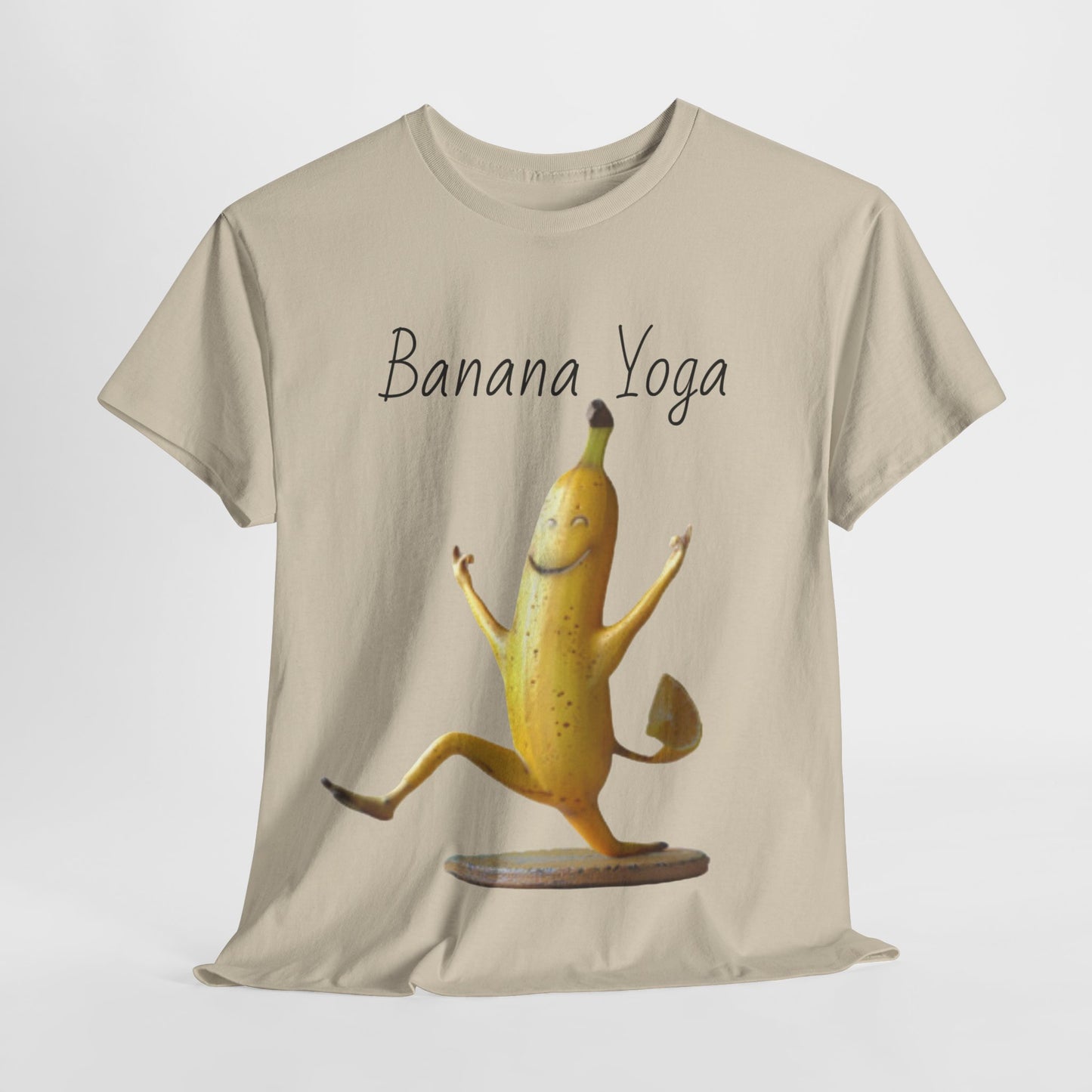 Banana Yoga2 Unisex Heavy Cotton Tee