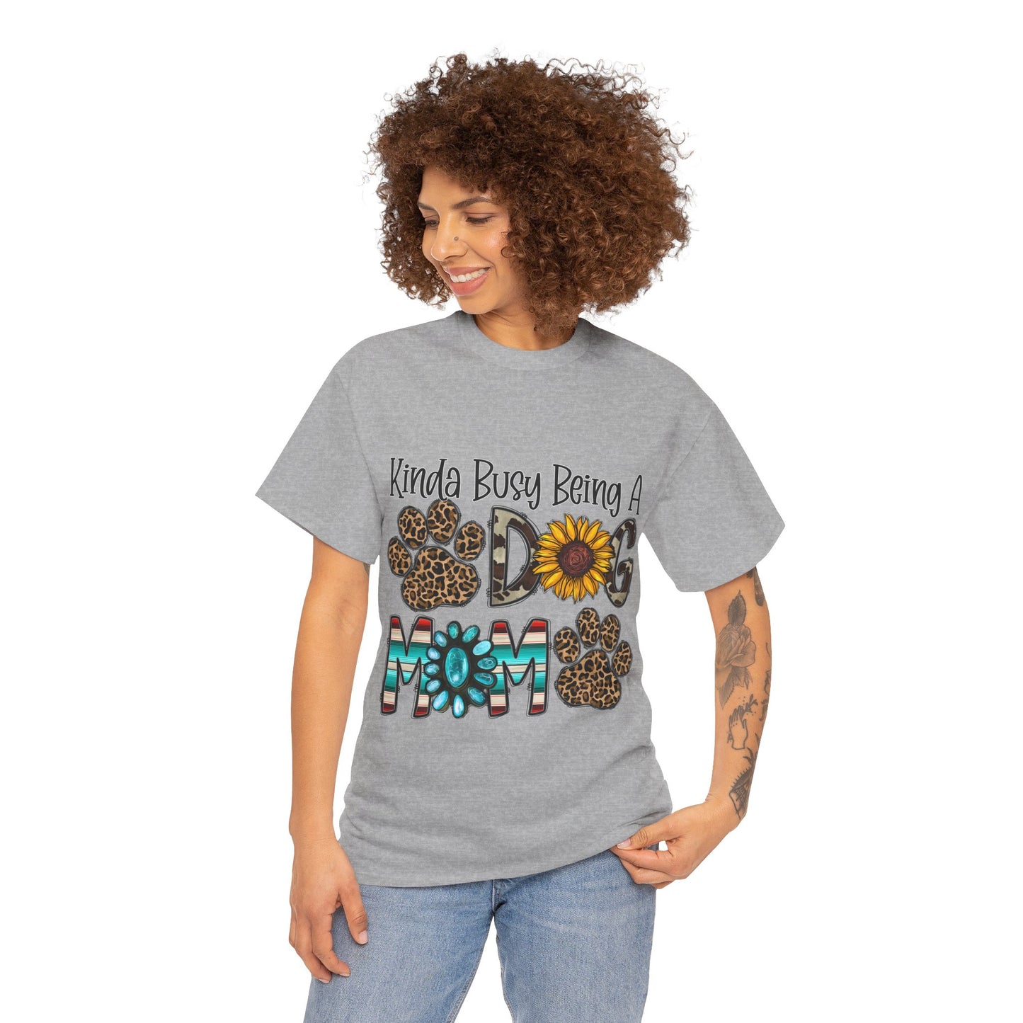 Busy Dog Mom Unisex Heavy Cotton Tee