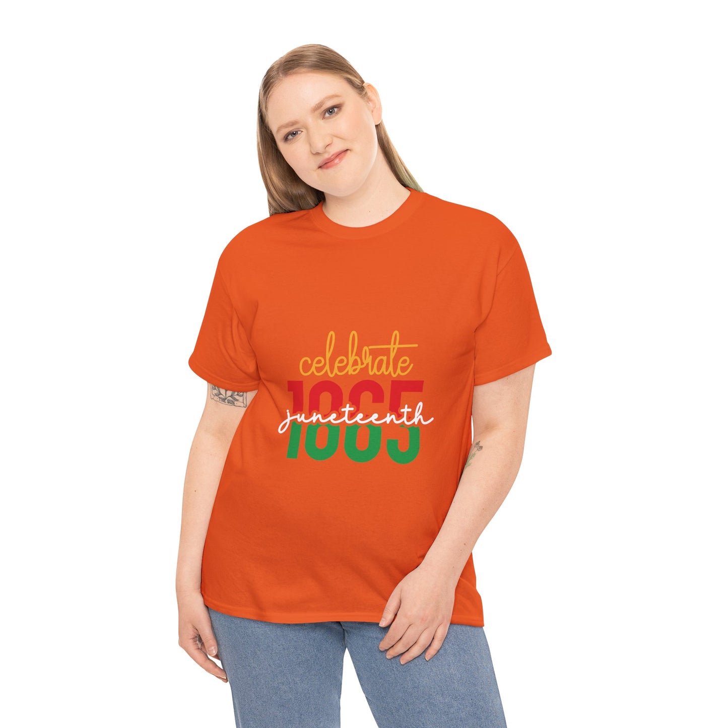 Celebrate Juneteenth Unisex Heavy Cotton Tee