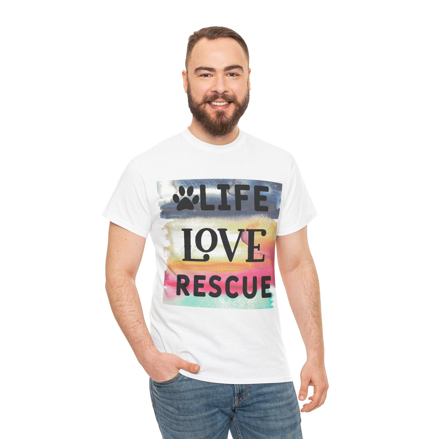 Life Love Rescue Unisex Heavy Cotton Tee