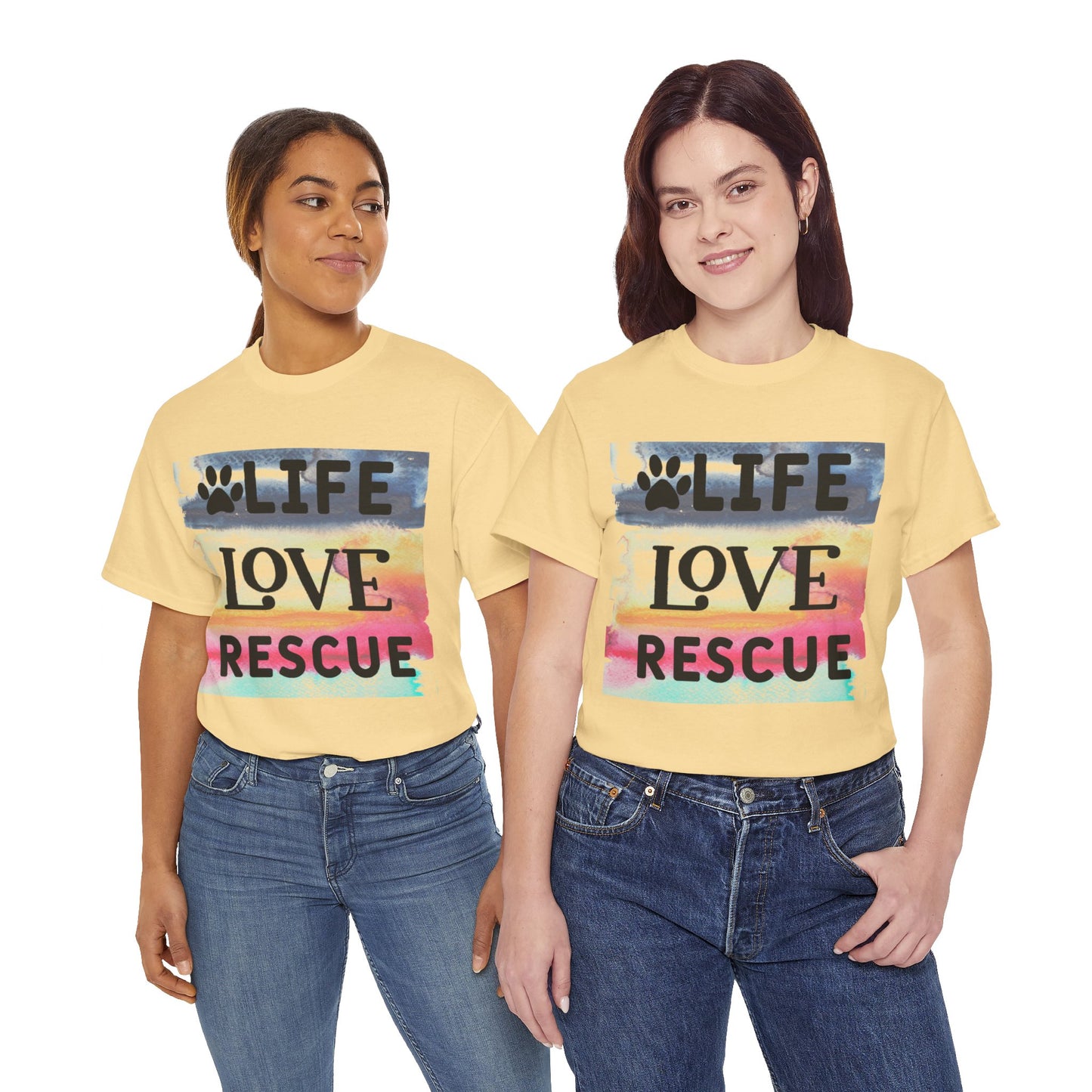 Life Love Rescue Unisex Heavy Cotton Tee