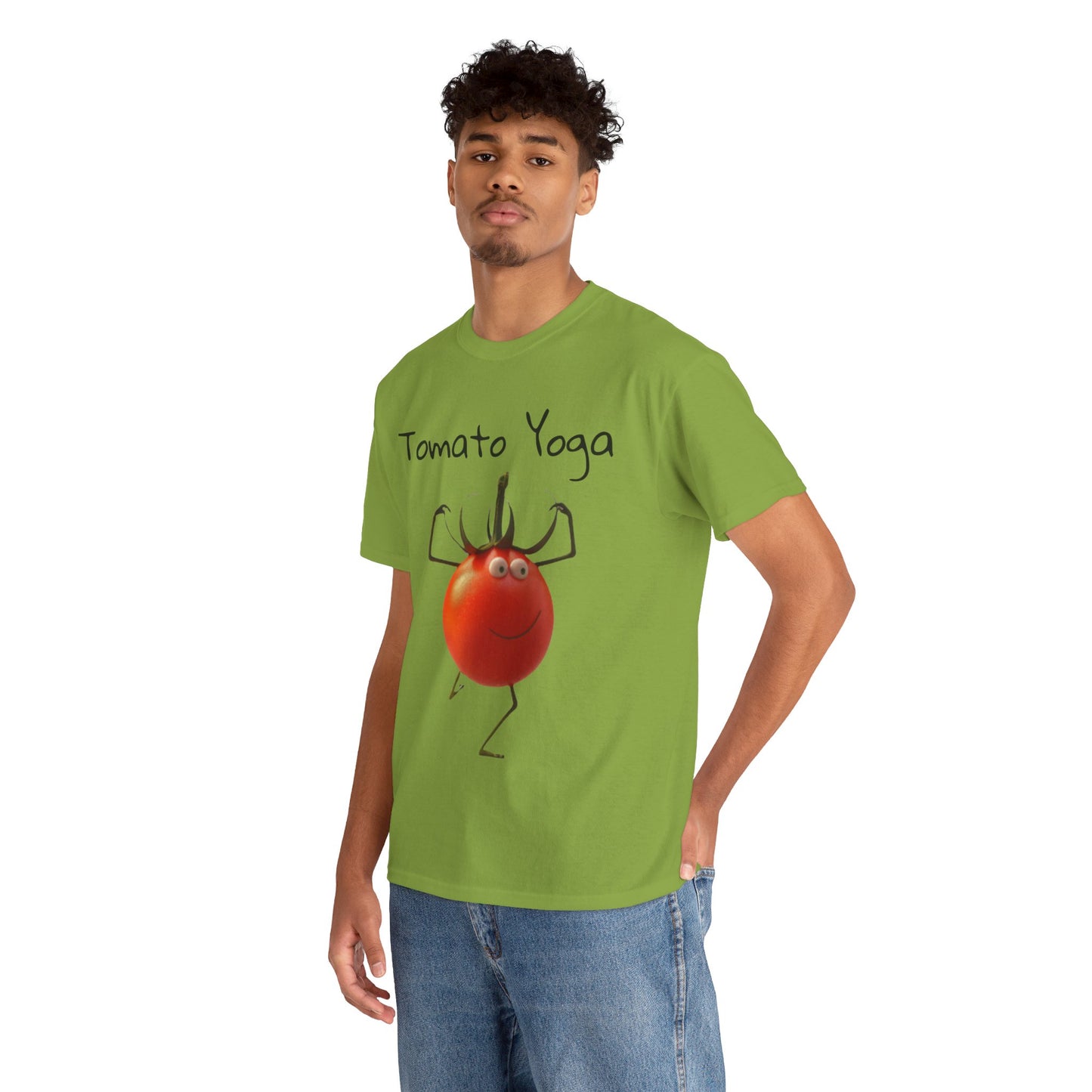 Tomato Yoga Unisex Heavy Cotton Tee