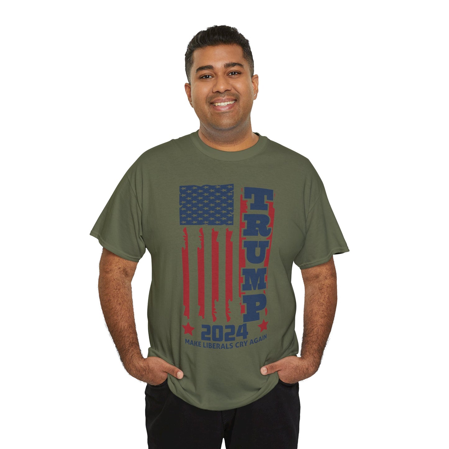 Trump 2024 A Unisex Heavy Cotton Tee