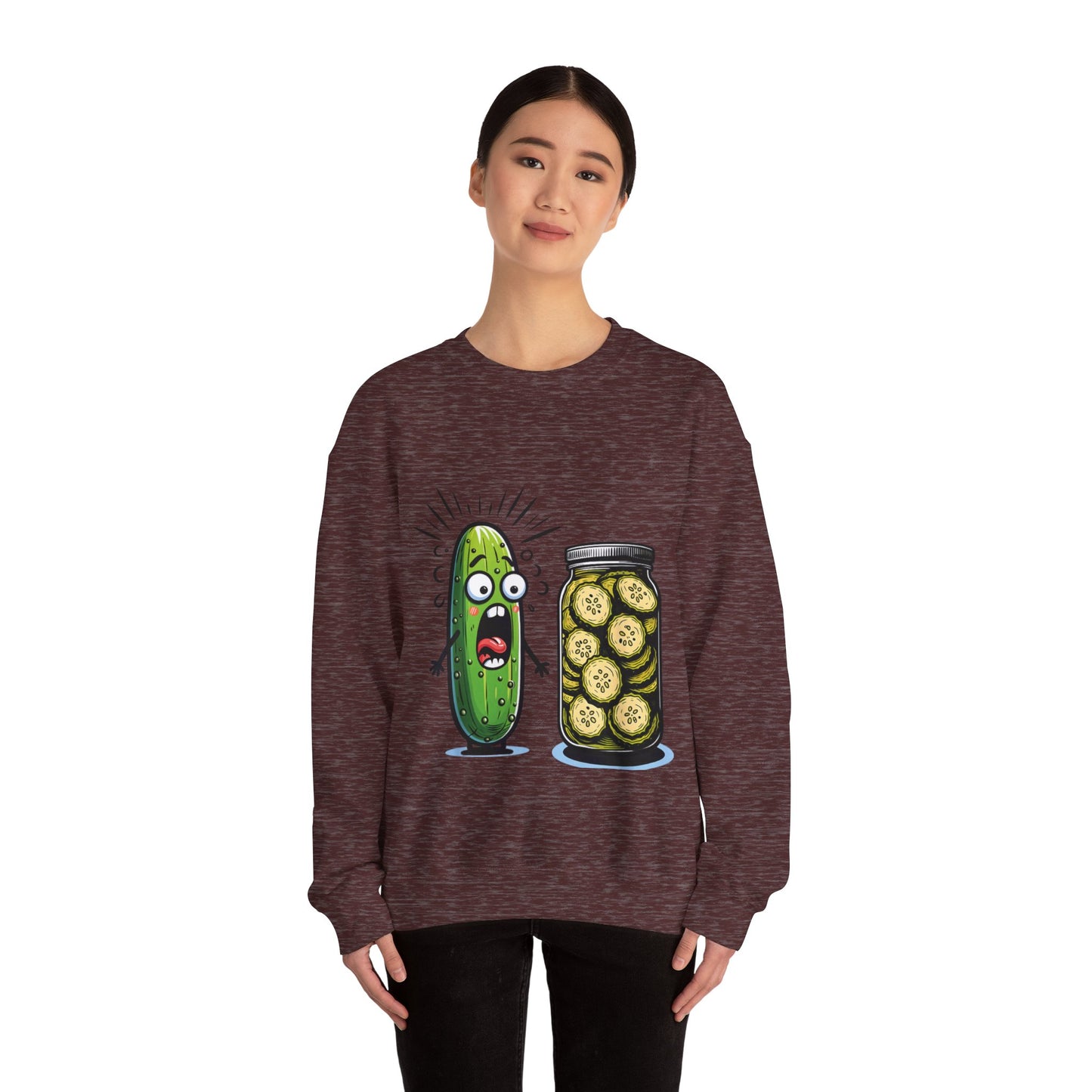 Terrified Pickle Unisex Heavy Blend™ Crewneck Sweatshirt