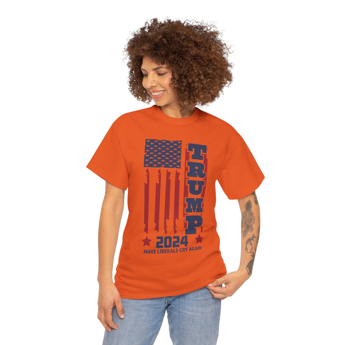 Trump 2024 A Unisex Heavy Cotton Tee