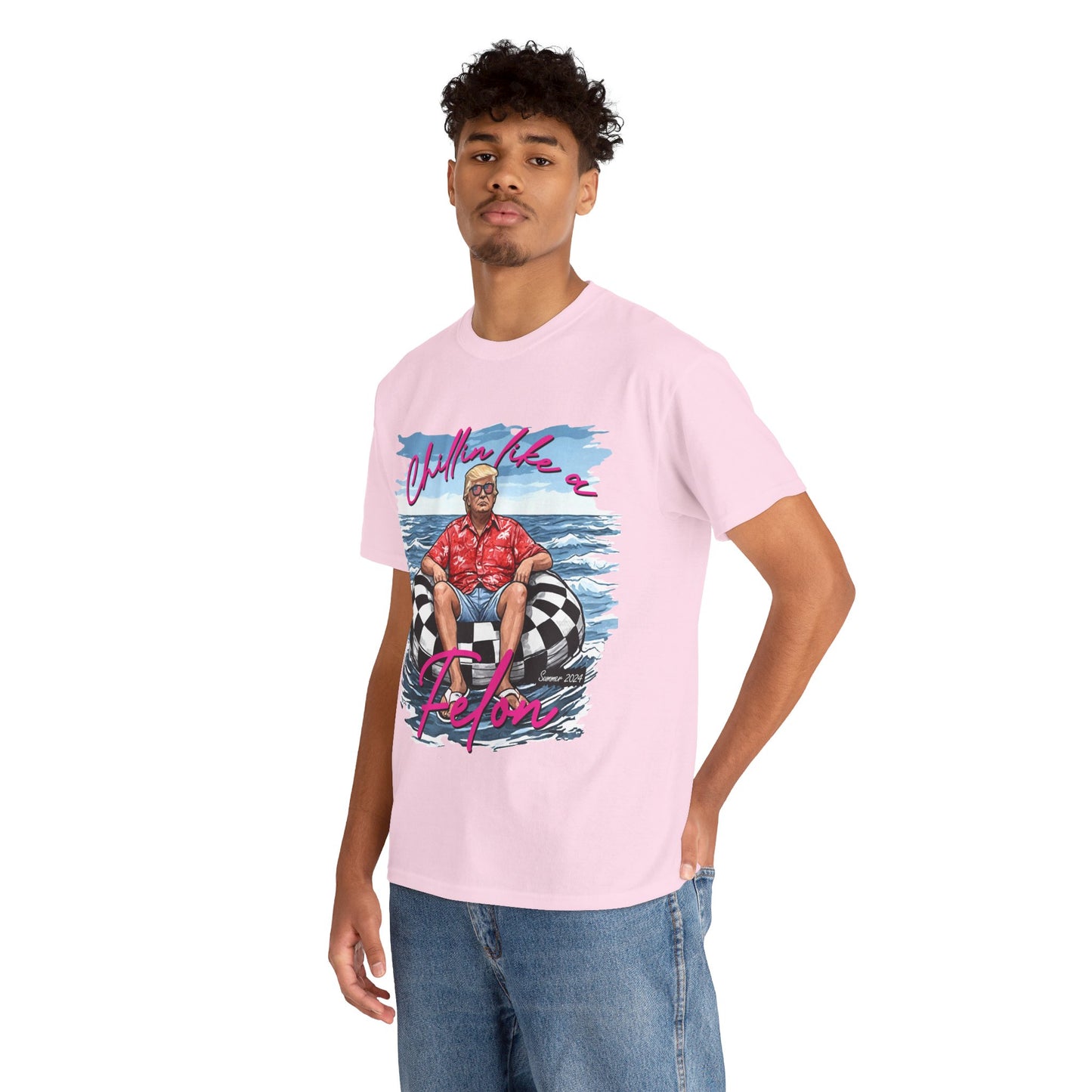 Trump Chillin' Unisex Heavy Cotton Tee