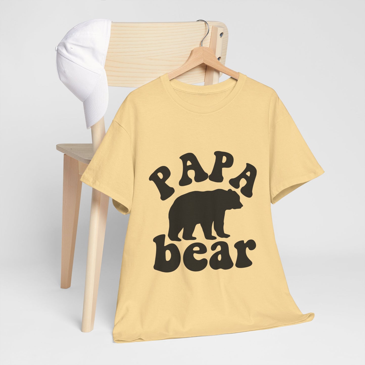 Papa Bear Unisex Heavy Cotton Tee