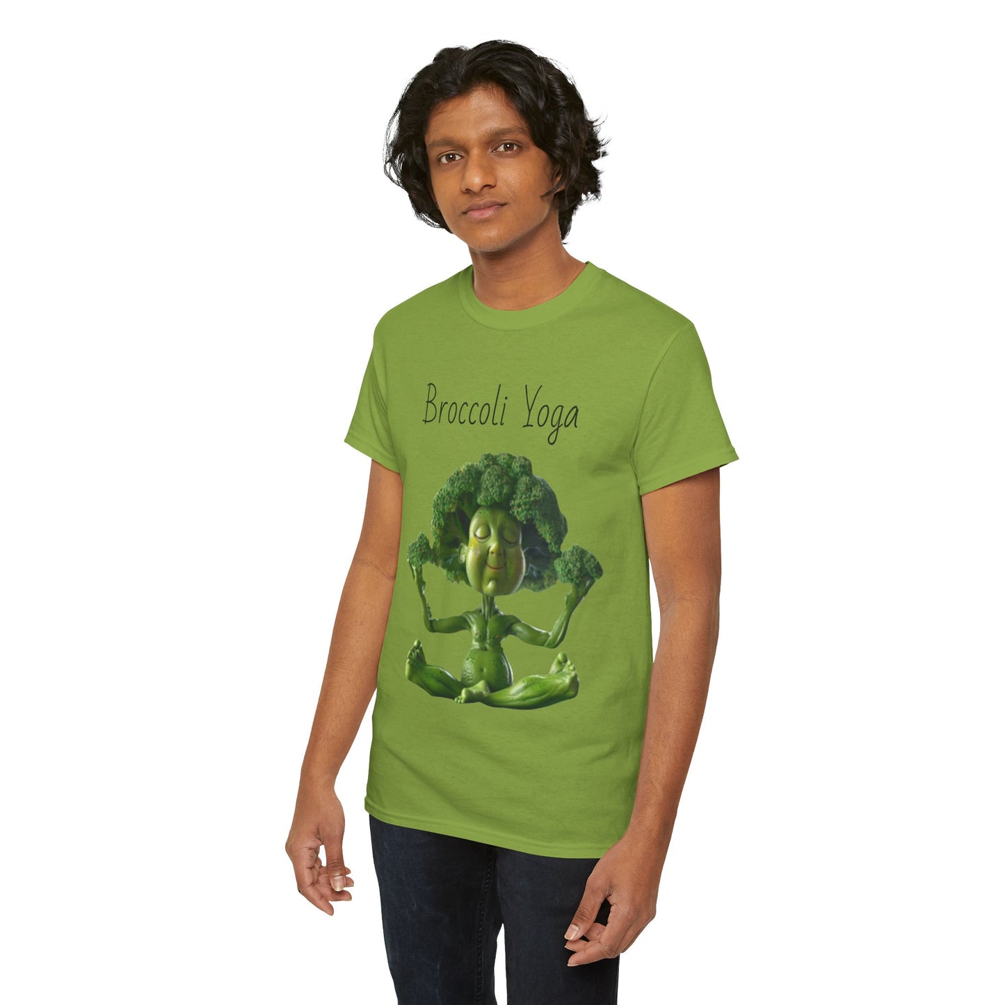 Broccoli Yoga Unisex Heavy Cotton Tee