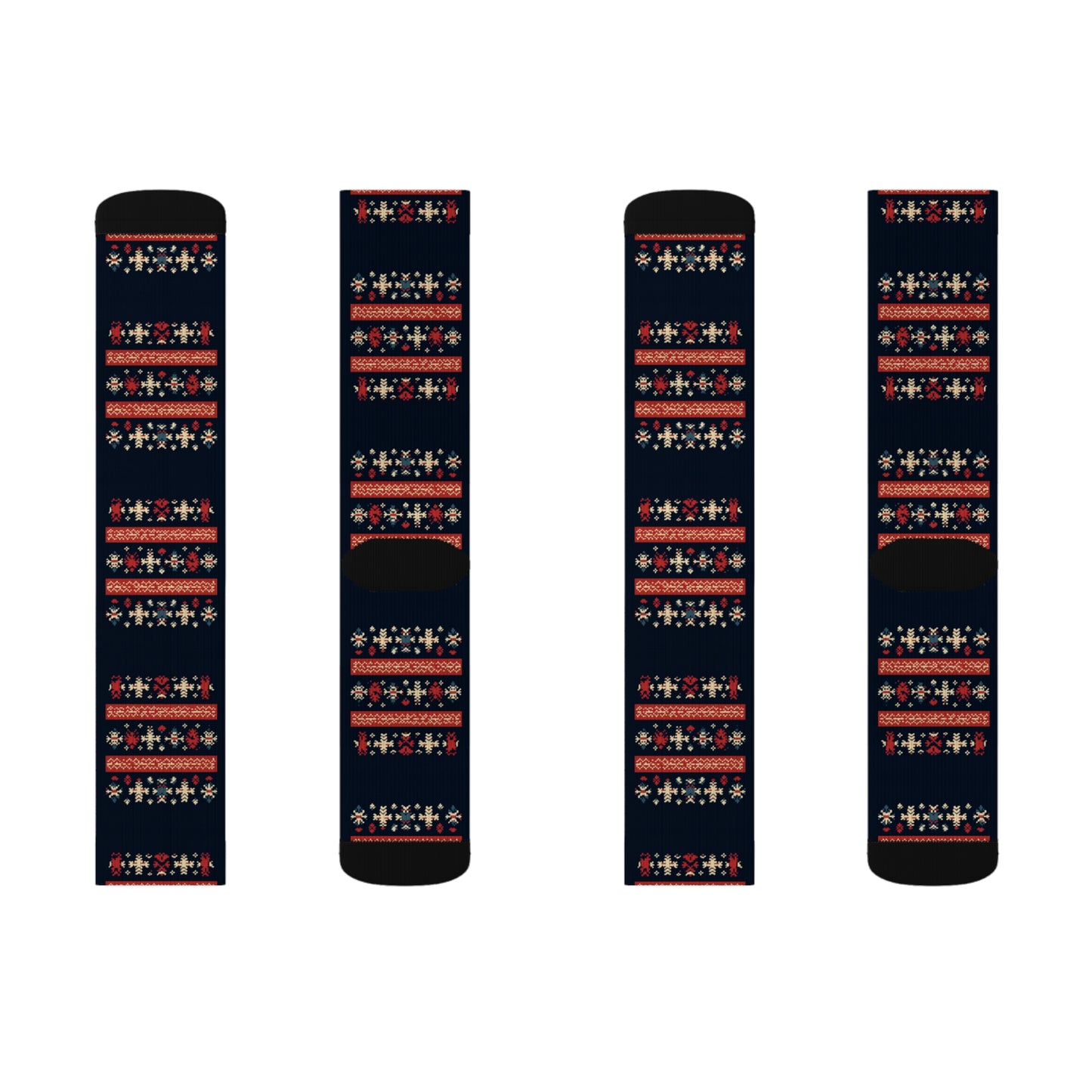 Ugly Sweater Collection 7 Sublimation Socks