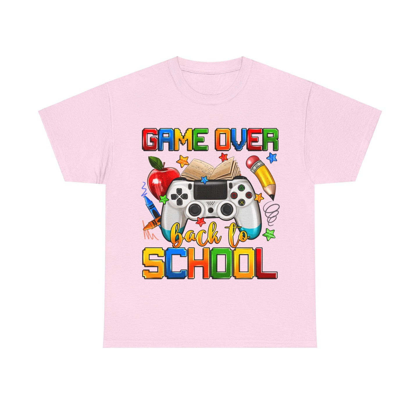 Game Over Back To School Unisex Cotton Tee