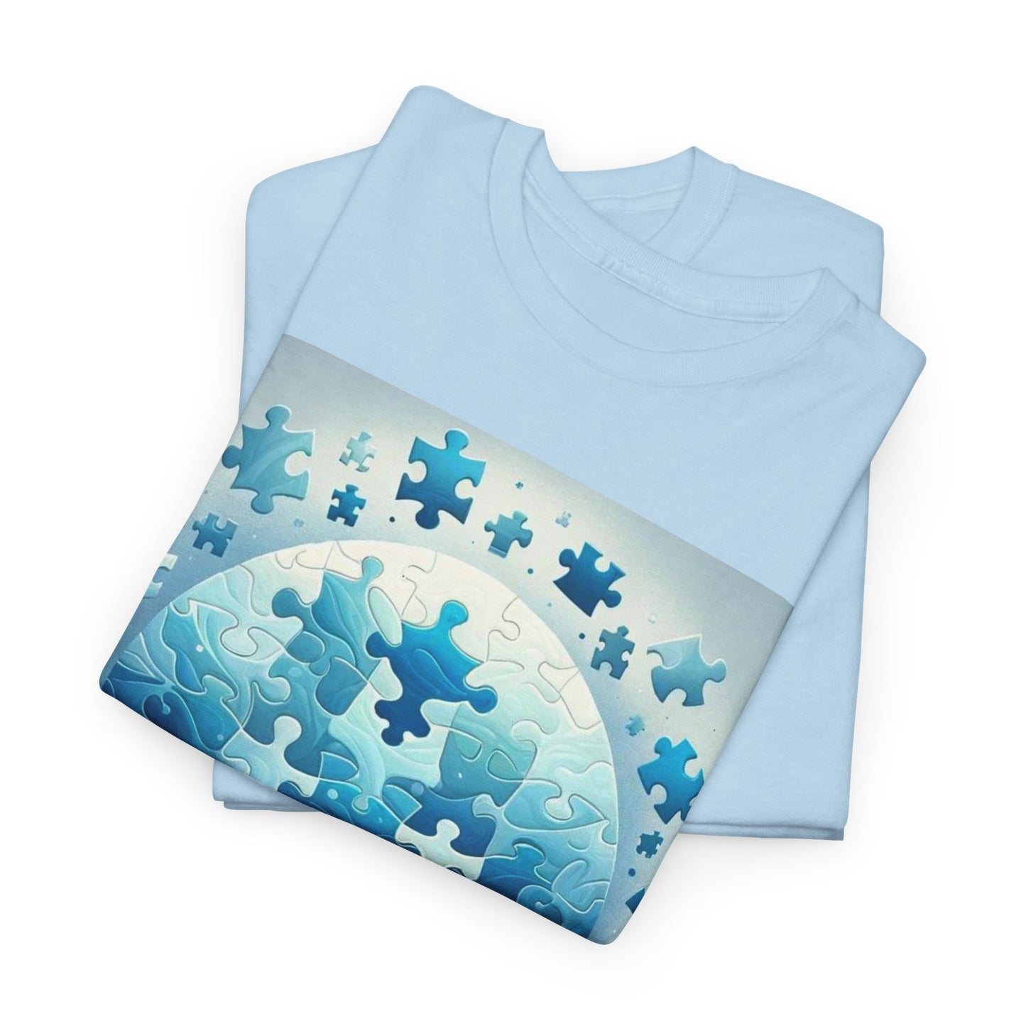 Autism Globe Unisex Heavy Cotton Tee