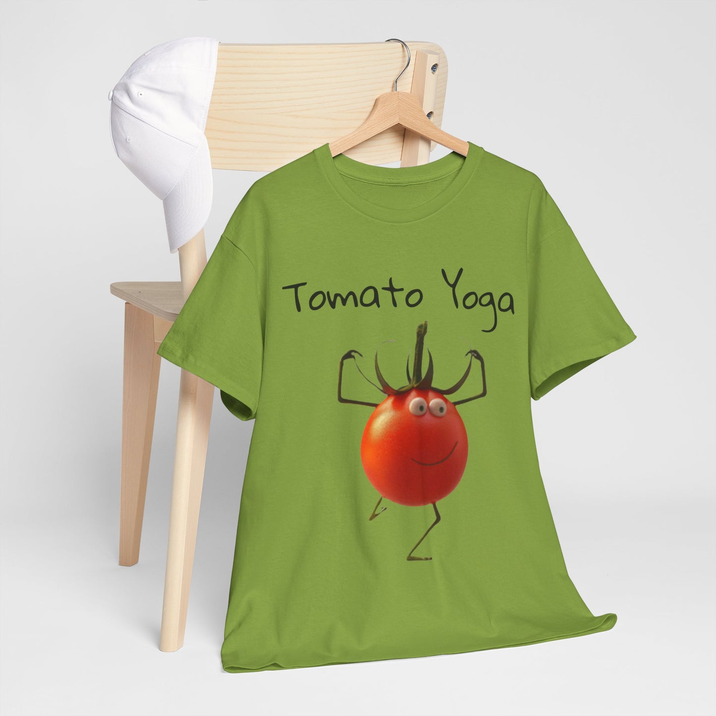 Tomato Yoga Unisex Heavy Cotton Tee