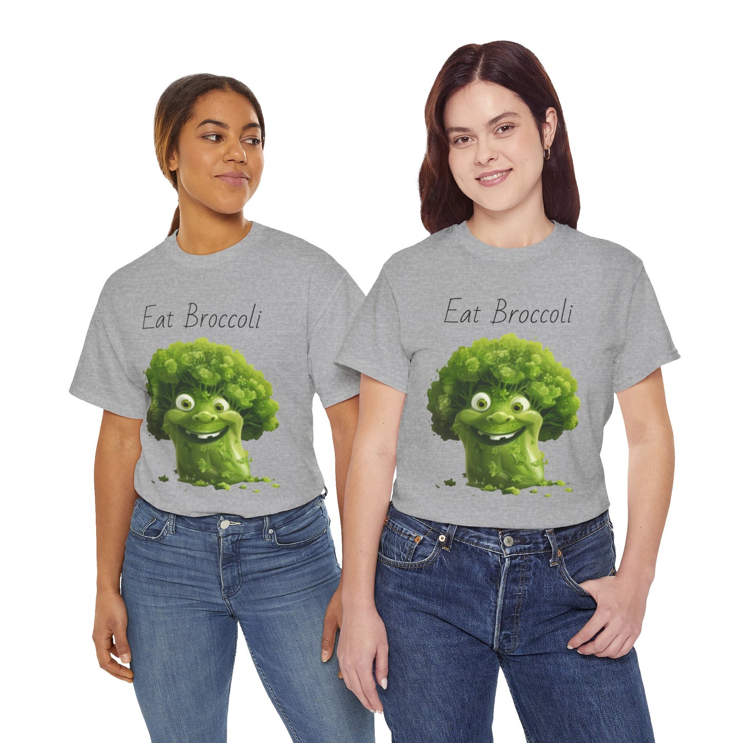 Eat Broccoli Unisex Heavy Cotton Tee