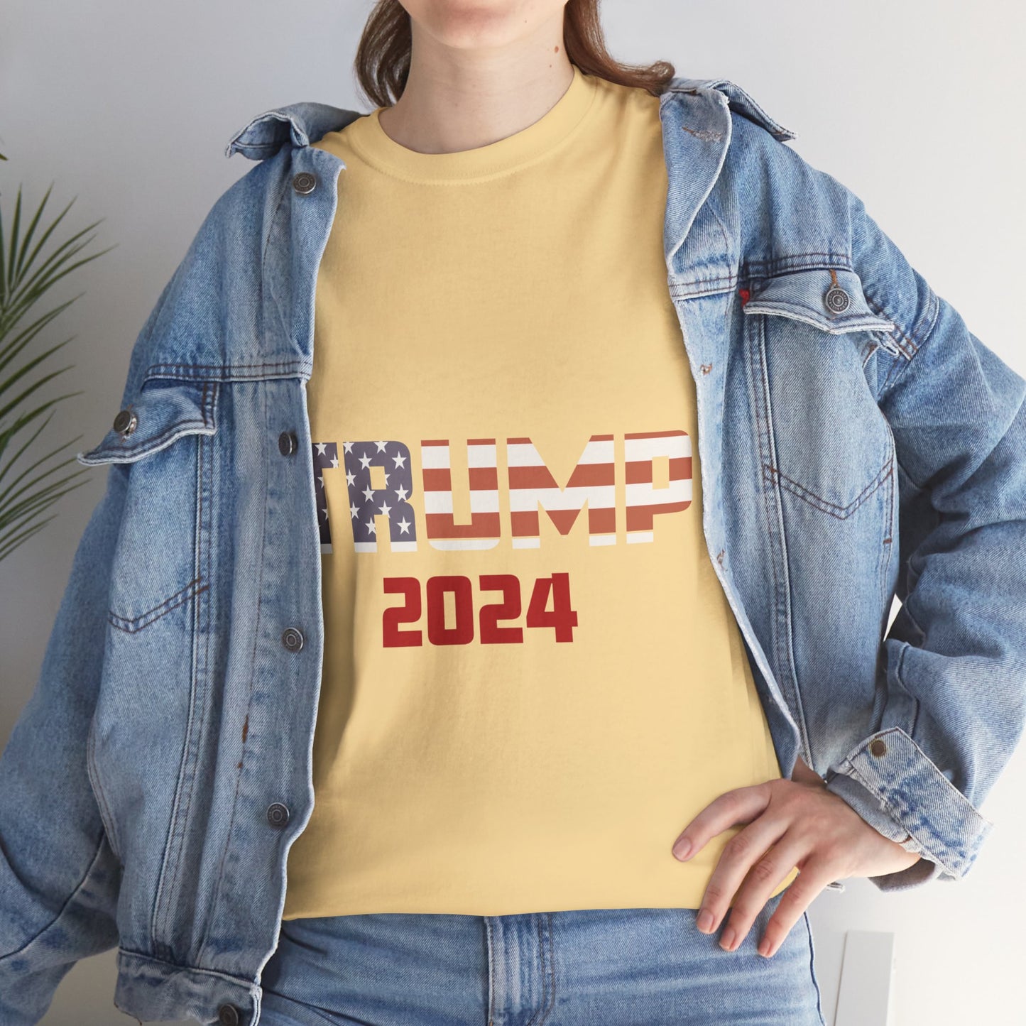 Trump 2024 B Unisex Heavy Cotton Tee