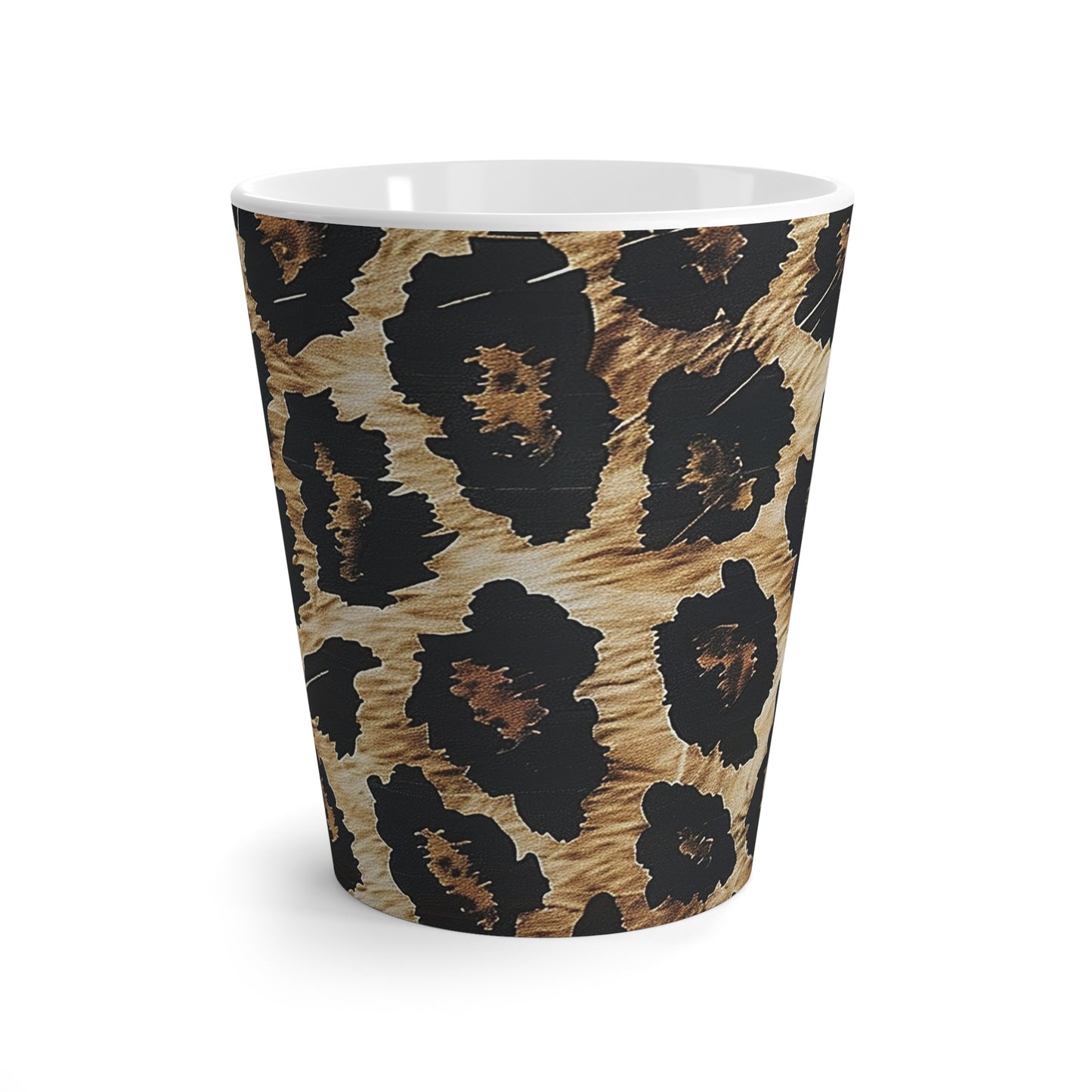 Leopard Print Latte Mug