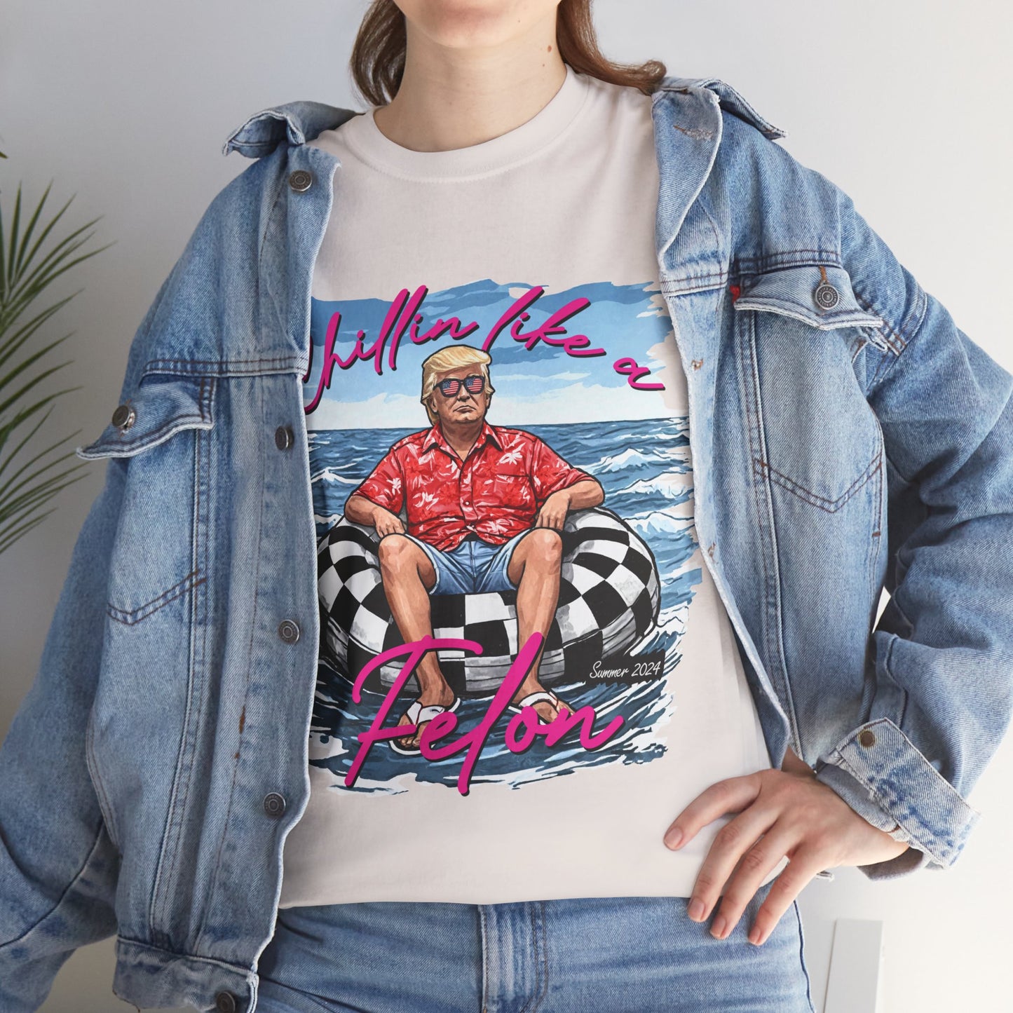 Trump Chillin' Unisex Heavy Cotton Tee