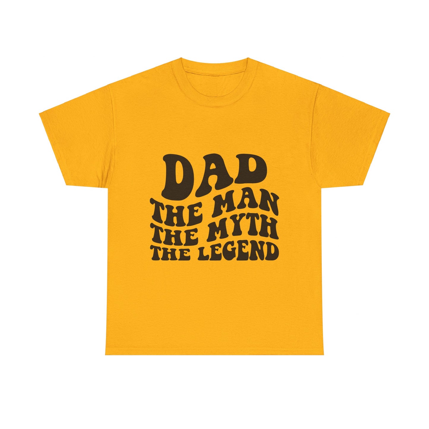 Dad Man Myth Legend Unisex Heavy Cotton Tee