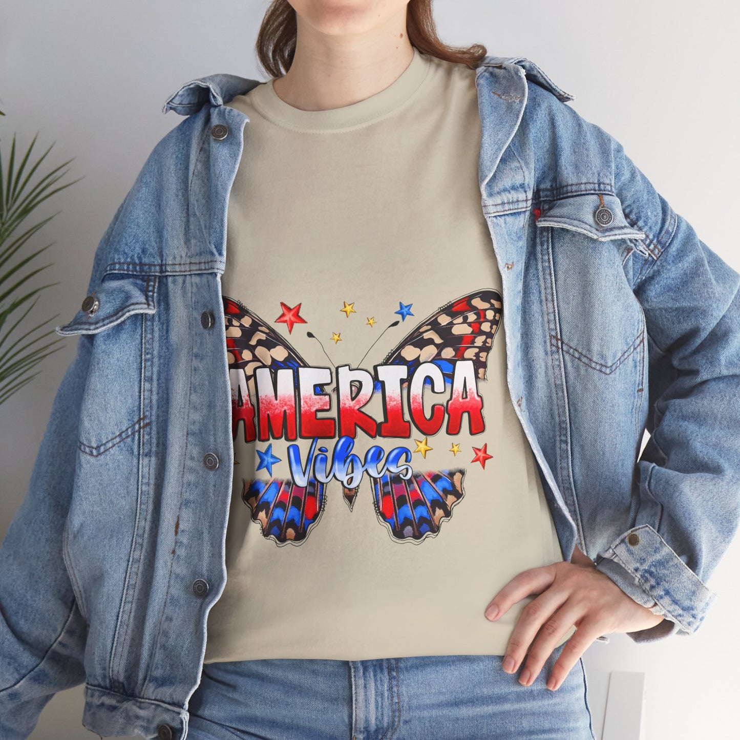 America Vibes Unisex Heavy Cotton Tee