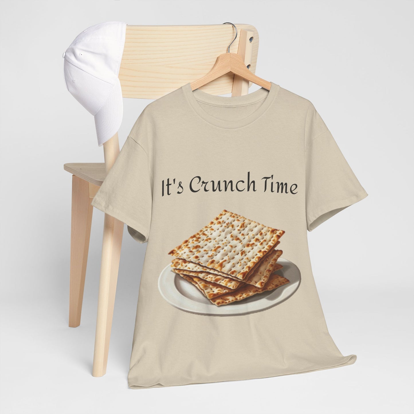 It's Crunch Time Matza Unisex Heavy Cotton Tee