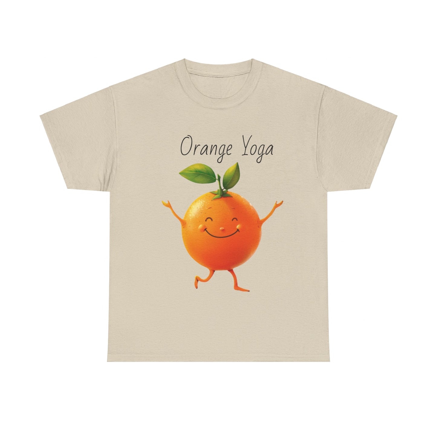 Orange Yoga Unisex Heavy Cotton Tee