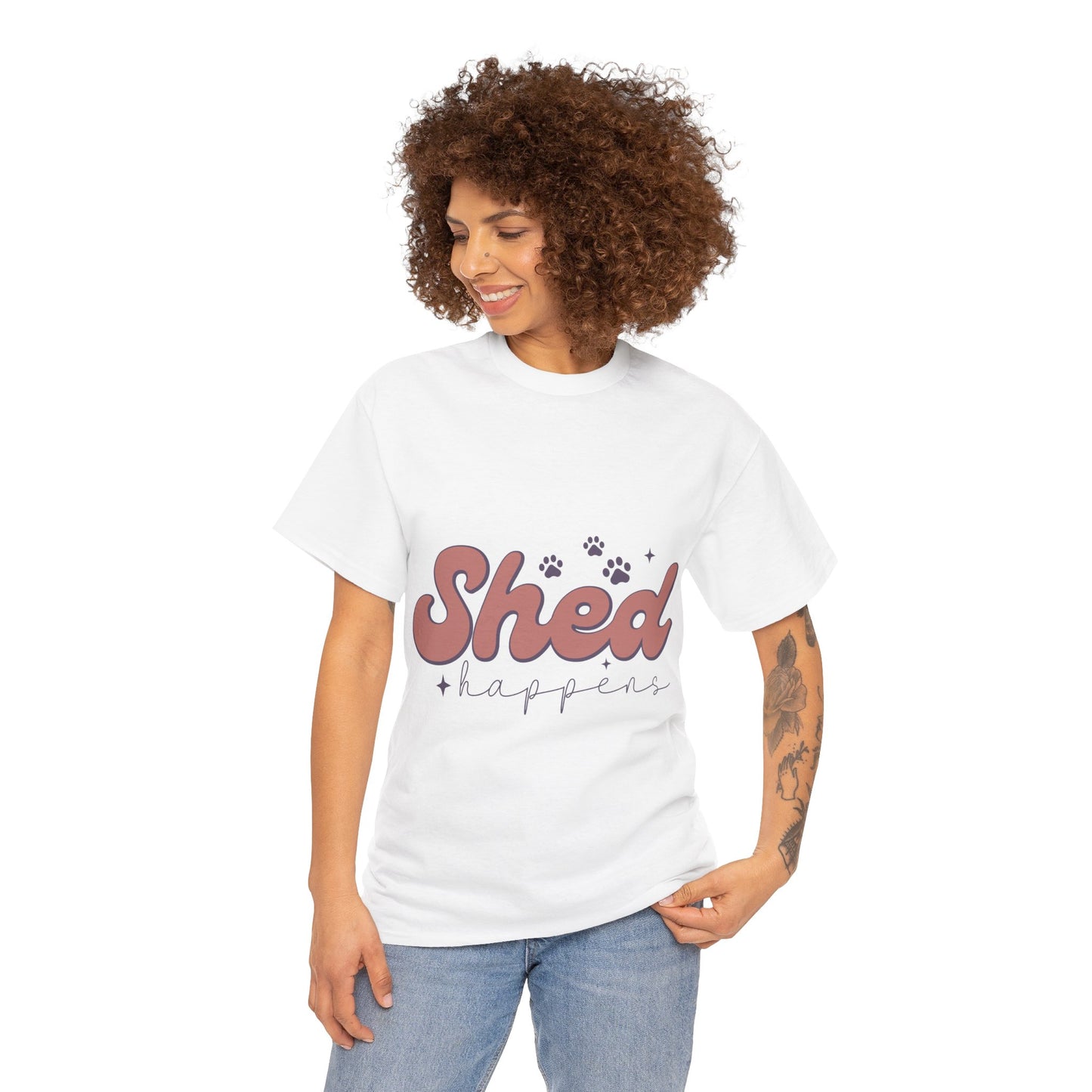 Shed Happens Unisex Heavy Cotton Tee