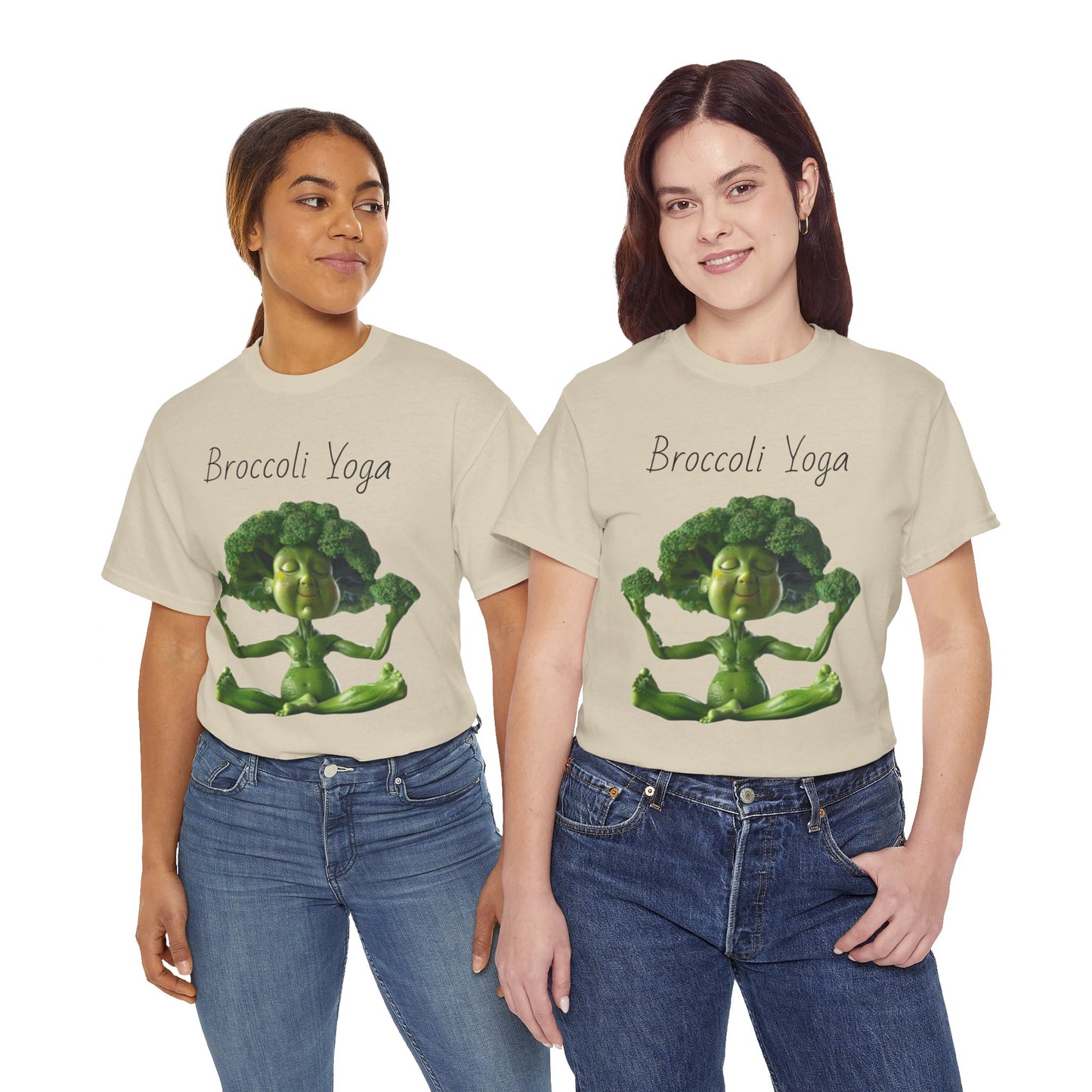 Broccoli Yoga Unisex Heavy Cotton Tee