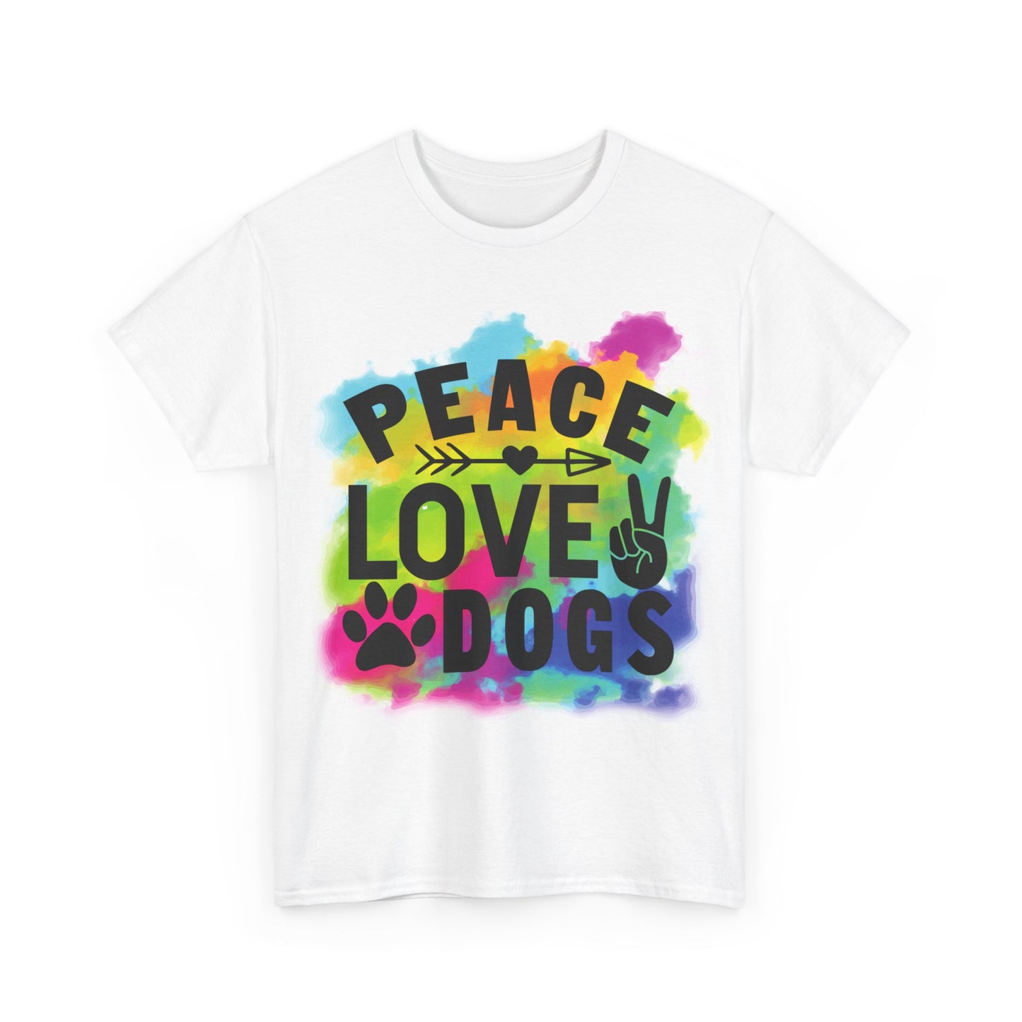 Peace Love Dogs Unisex Heavy Cotton Tee