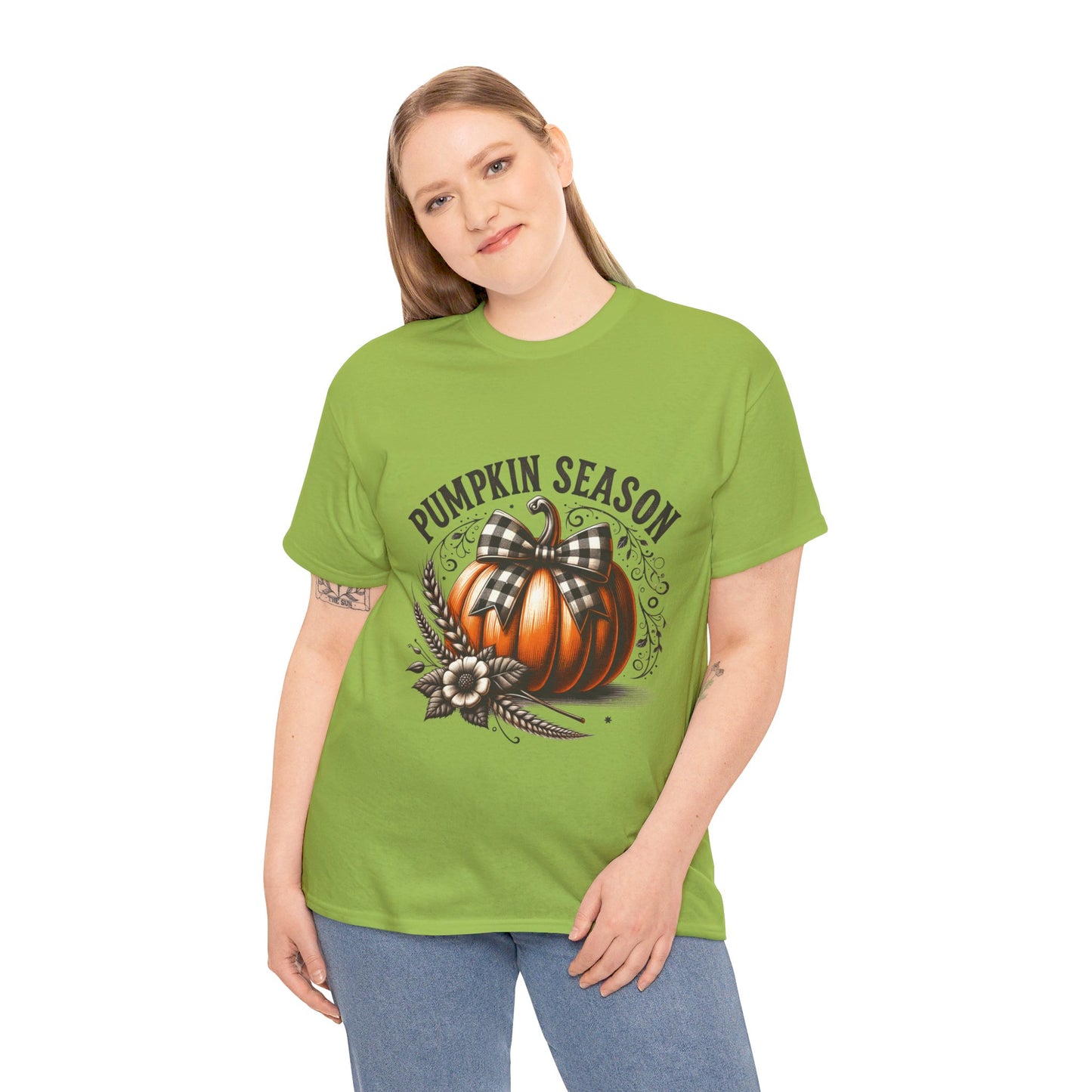 Pumpkin Season Unisex Heavy Cotton Tee