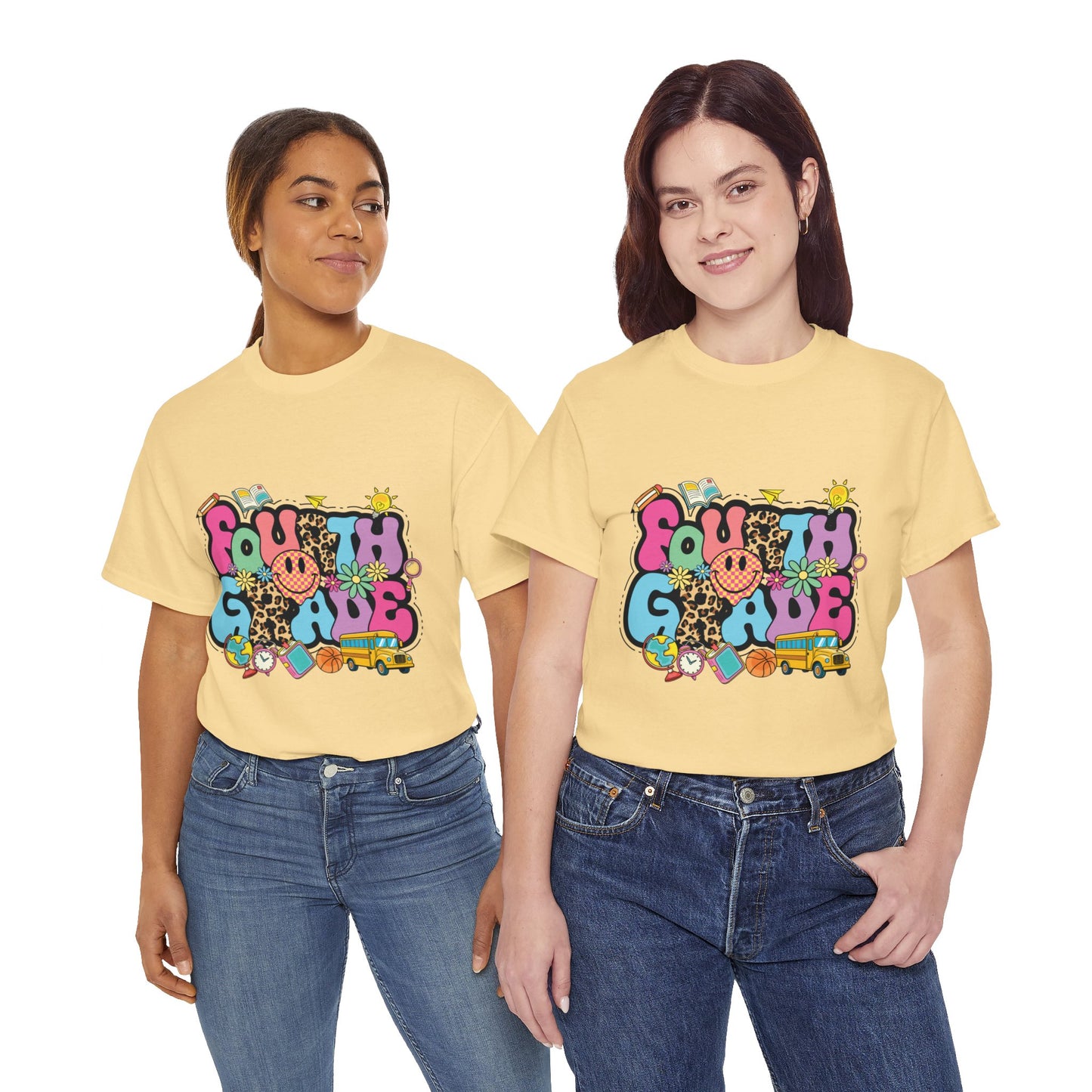 Fourth Grade Unisex Heavy Cotton Tee