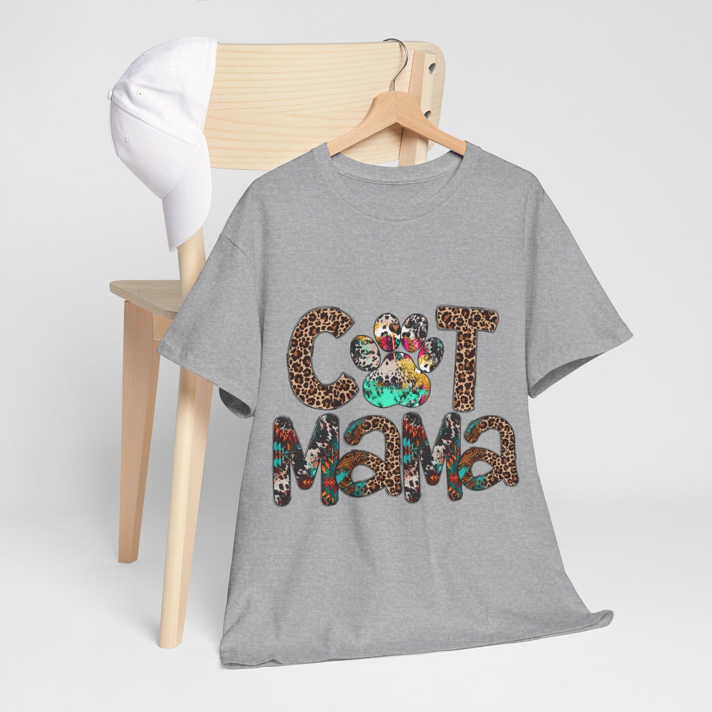 Cat Mama2 Unisex Heavy Cotton Tee