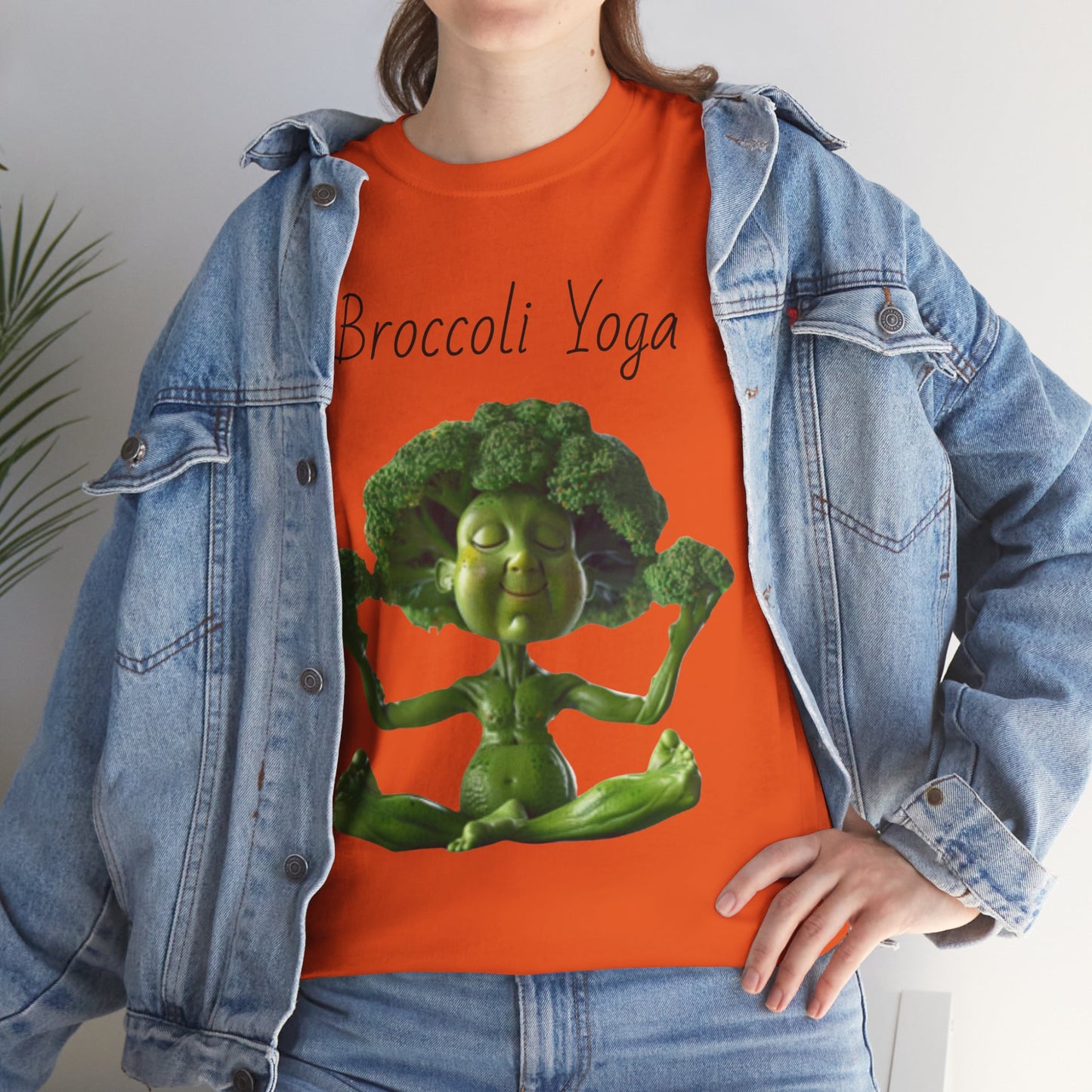 Broccoli Yoga Unisex Heavy Cotton Tee