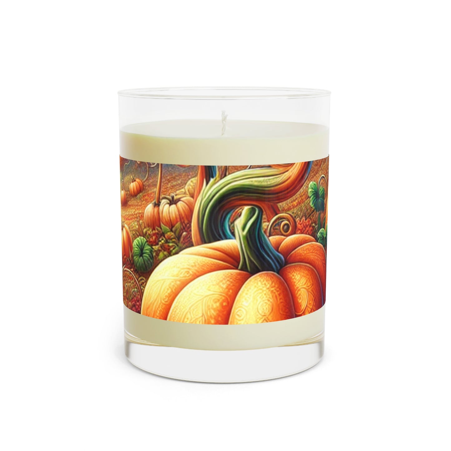 Pumpkin Season Scented Candle - Full Glass, 11oz