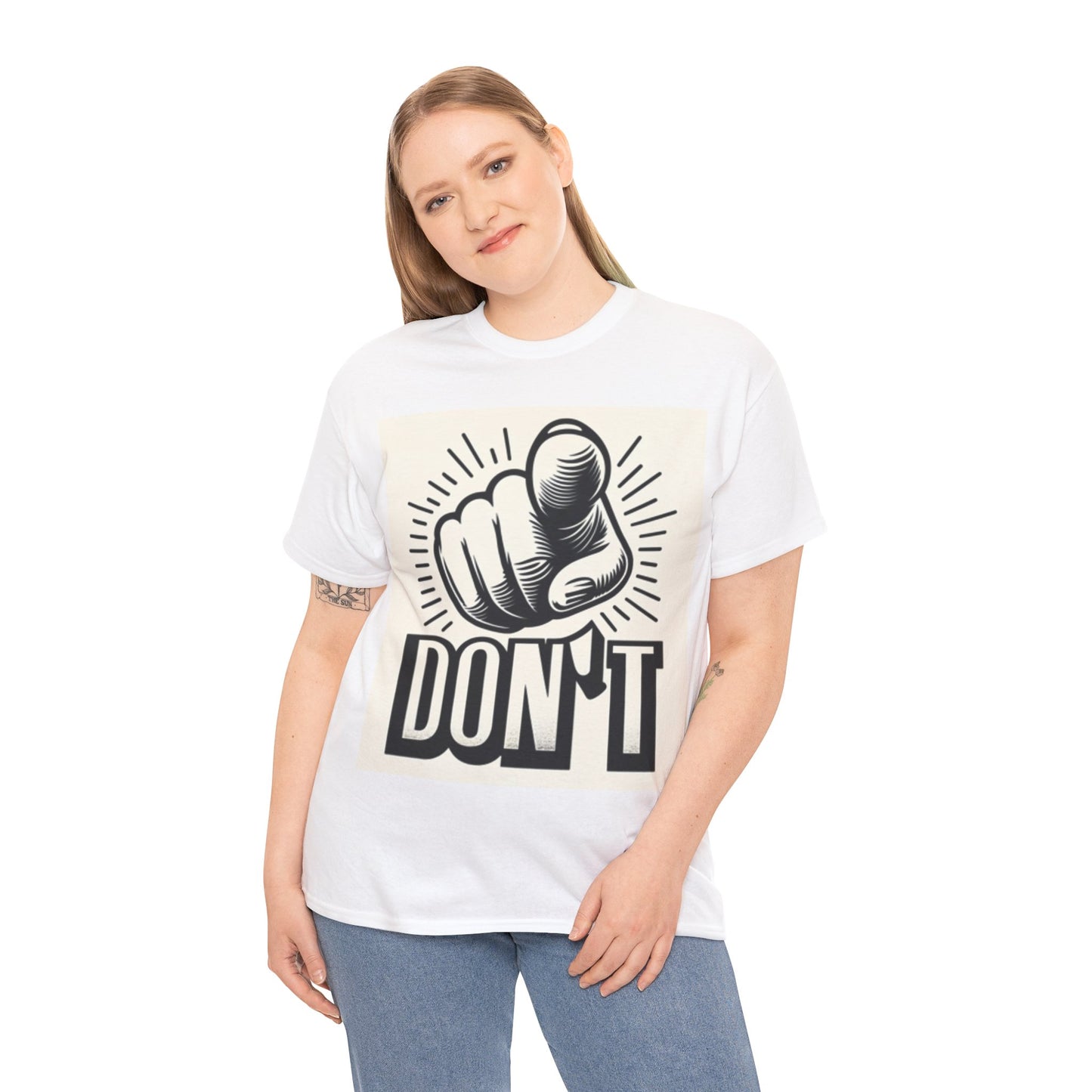 Don't Finger Unisex Heavy Cotton Tee