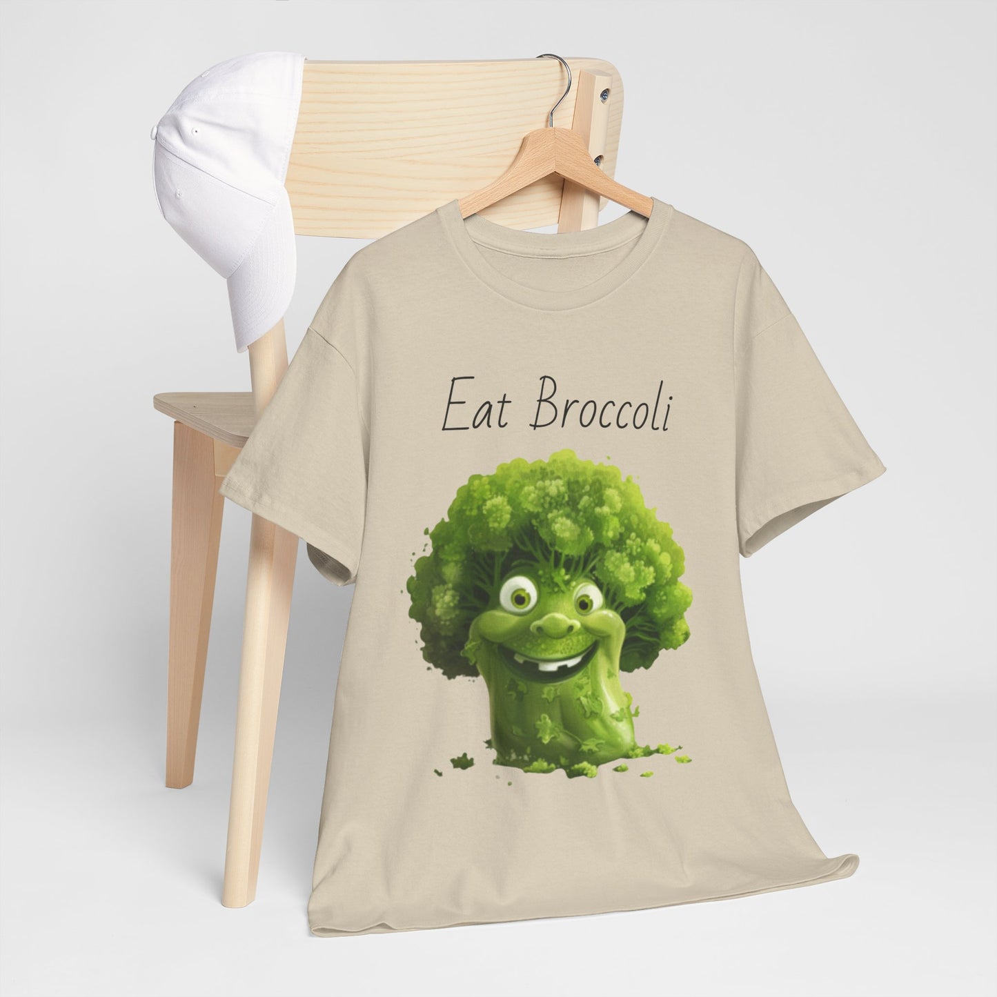 Eat Broccoli Unisex Heavy Cotton Tee