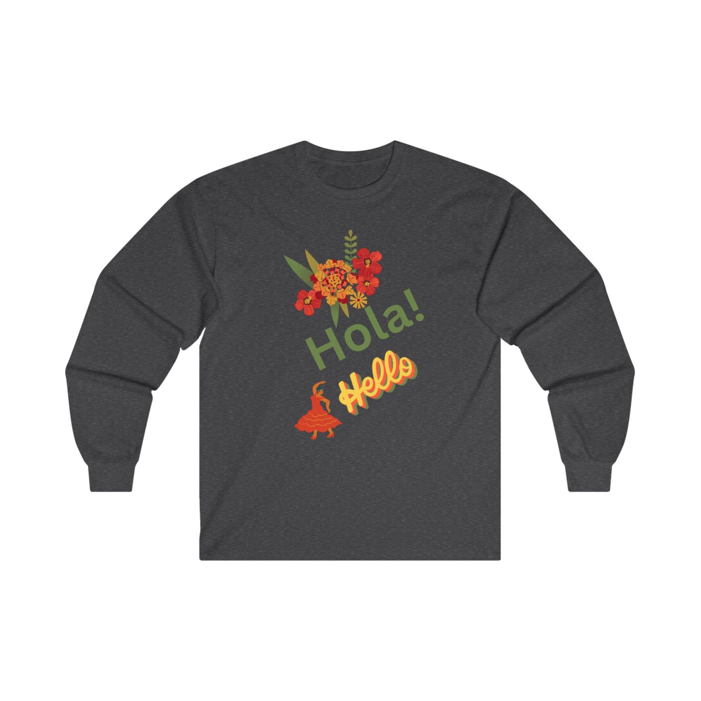 Hello in Spanish Unisex Ultra Cotton Long Sleeve Tee