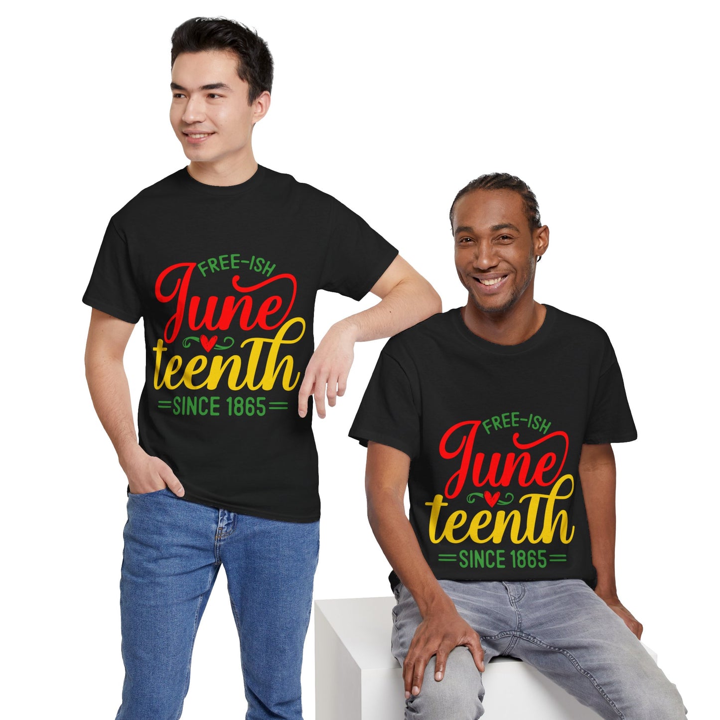 Juneteenth Free-ish Unisex Heavy Cotton Tee